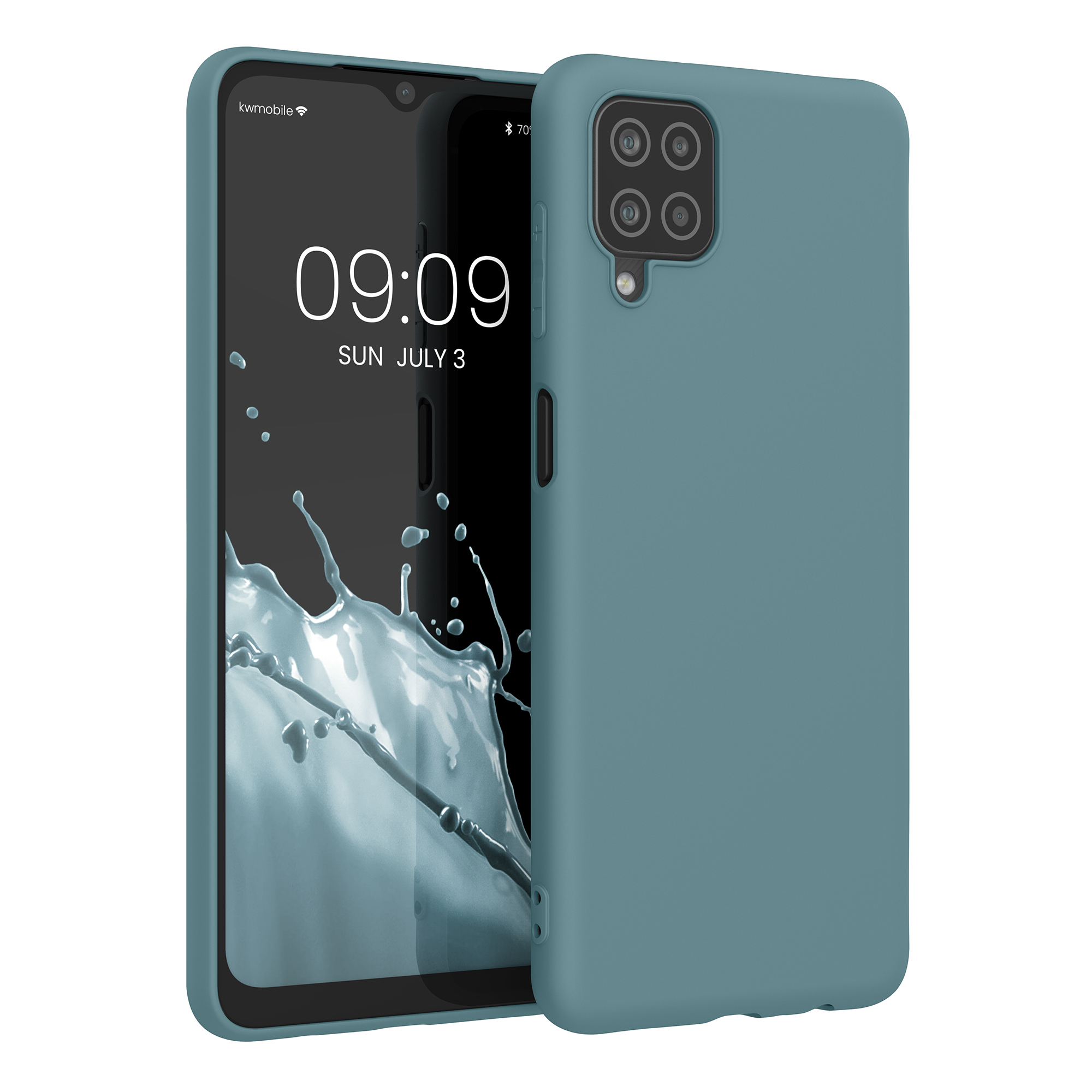 Kryt na mobil Samsung Galaxy A12 kwmobile TPU Antique Stone
