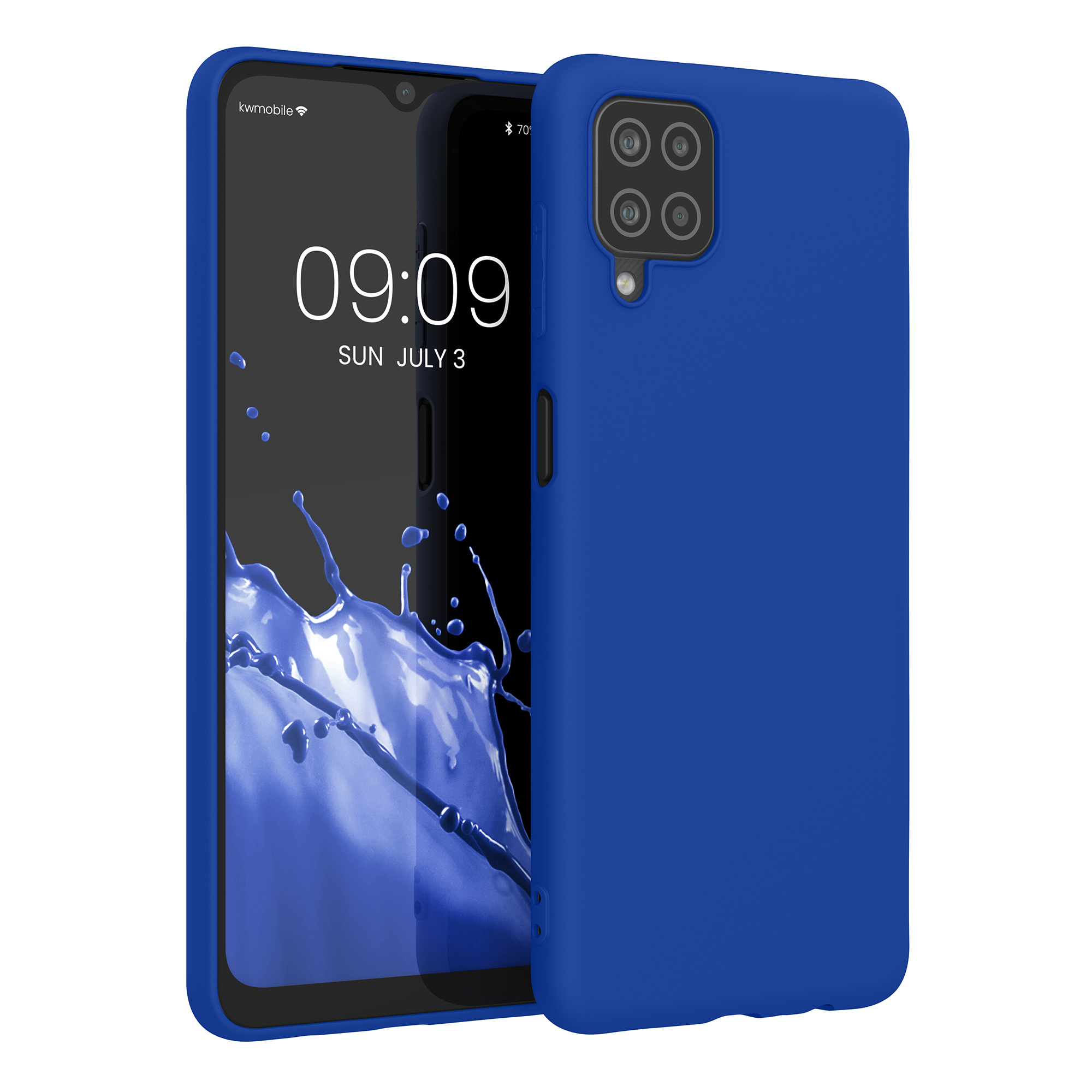 Kryt na mobil Samsung Galaxy A12 kwmobile TPU baltsky modrý
