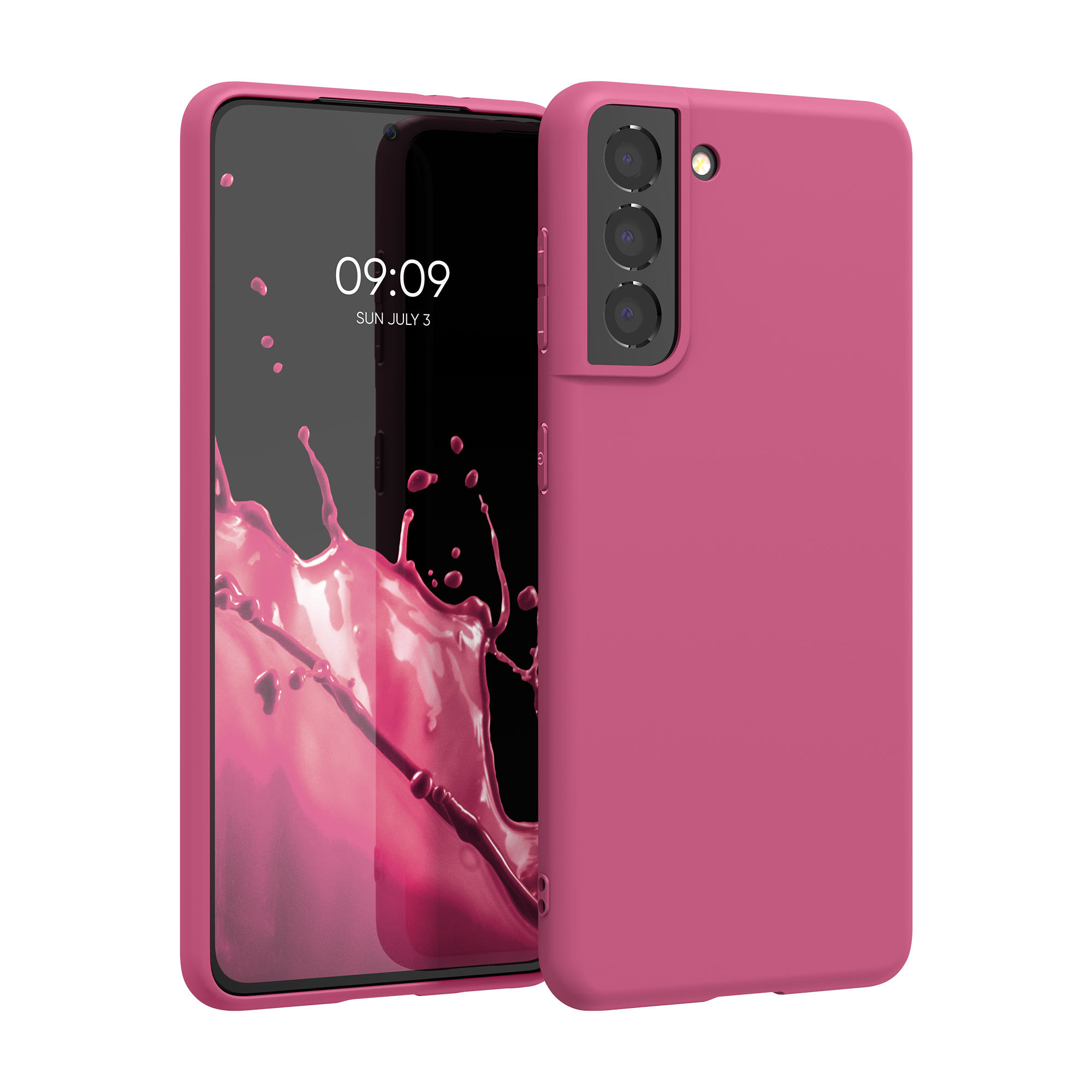 Kryt na mobil Samsung Galaxy S21 kwmobile TPU Fuchsia Matte