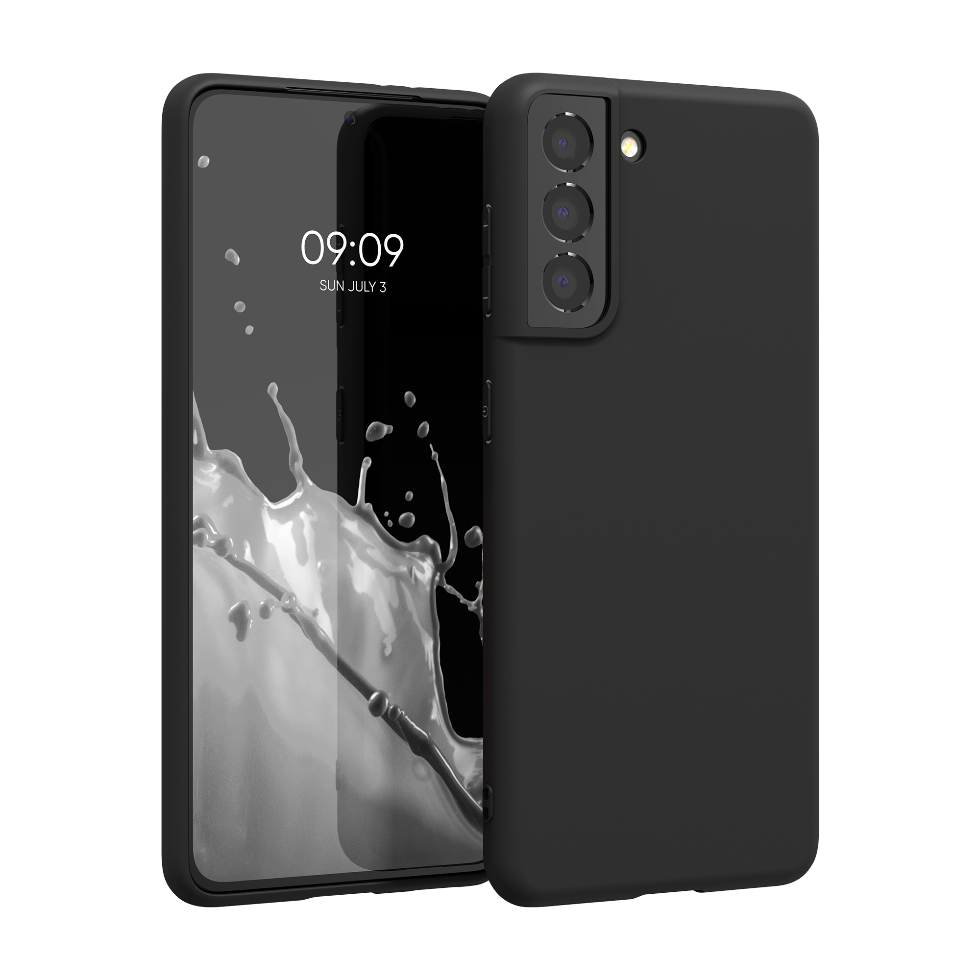 Kryt na mobil Samsung Galaxy S21 kwmobile TPU matně černý