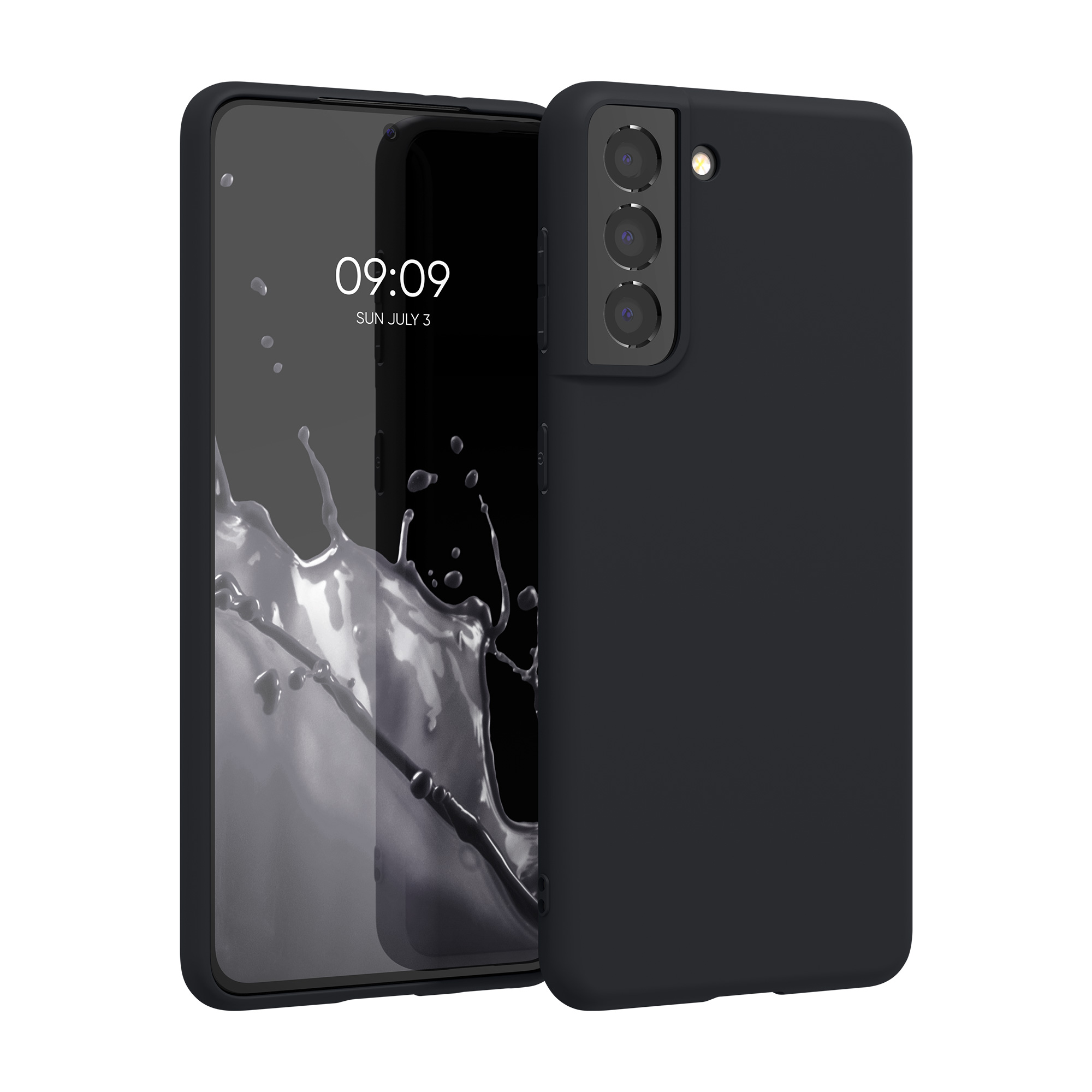 Kryt na mobil Samsung Galaxy S21 kwmobile TPU borůvkově modrý