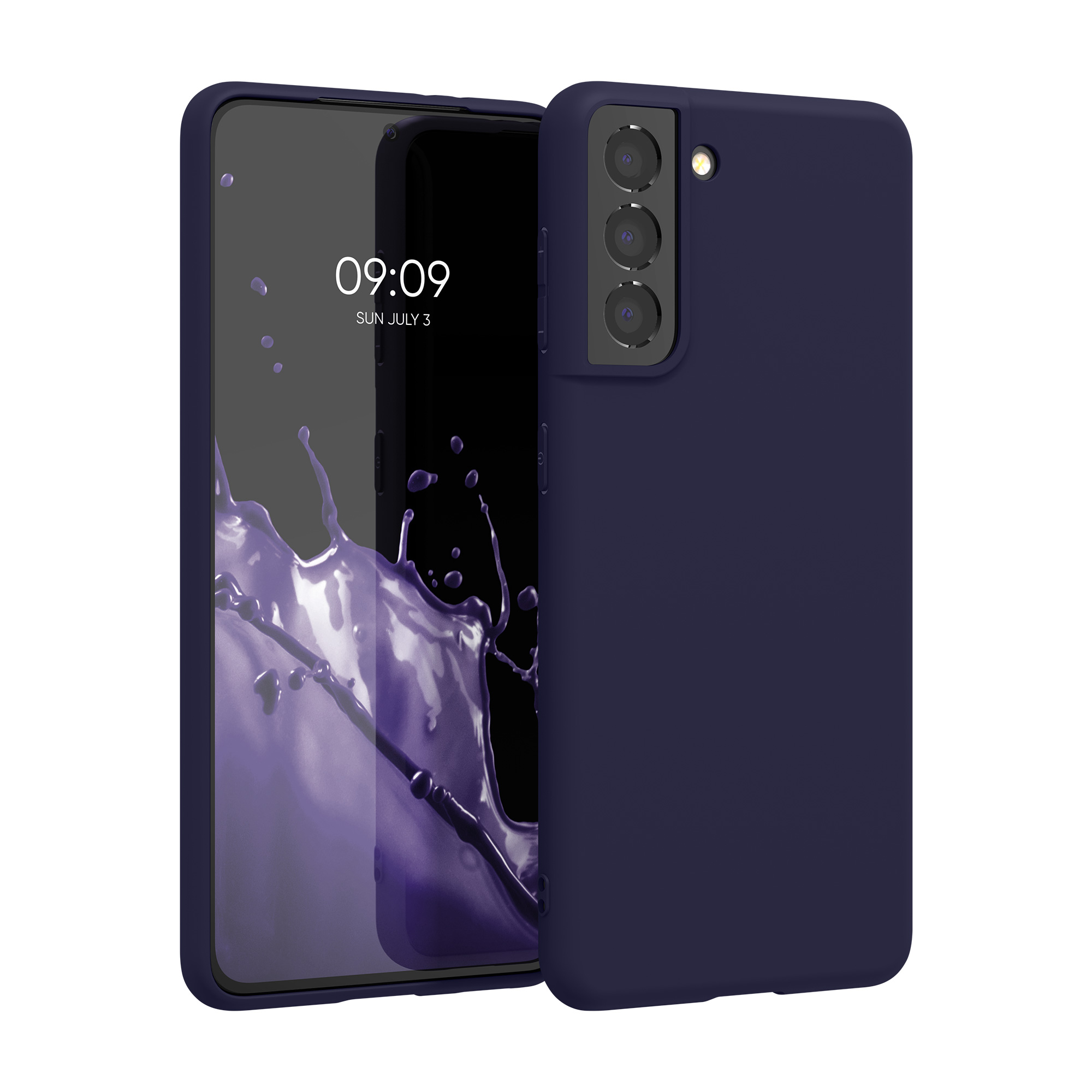 Pouzdro pro Samsung Galaxy S21 kwmobile TPU - hluboký oceán