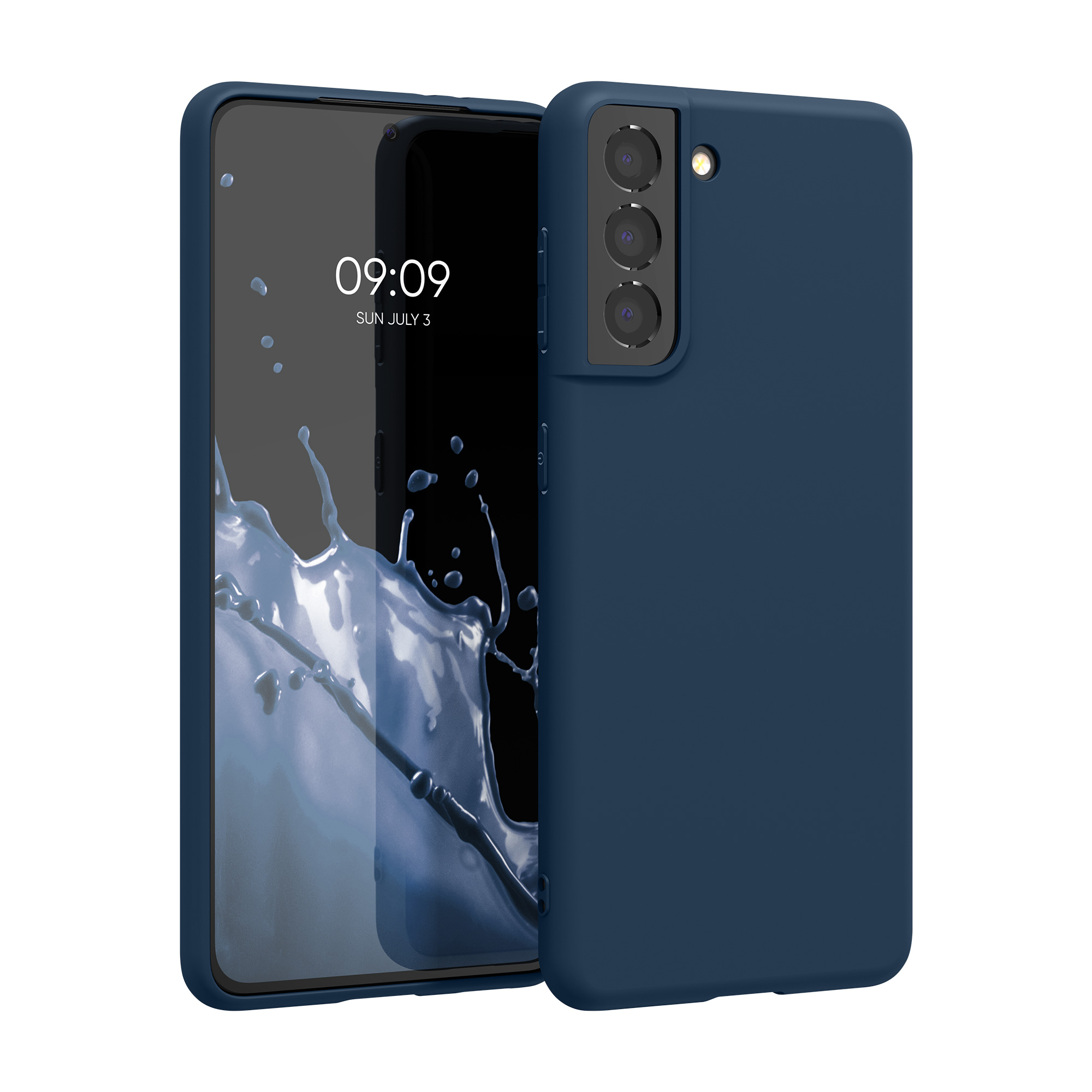 Kryt na mobil Samsung Galaxy S21 kwmobile TPU modrý