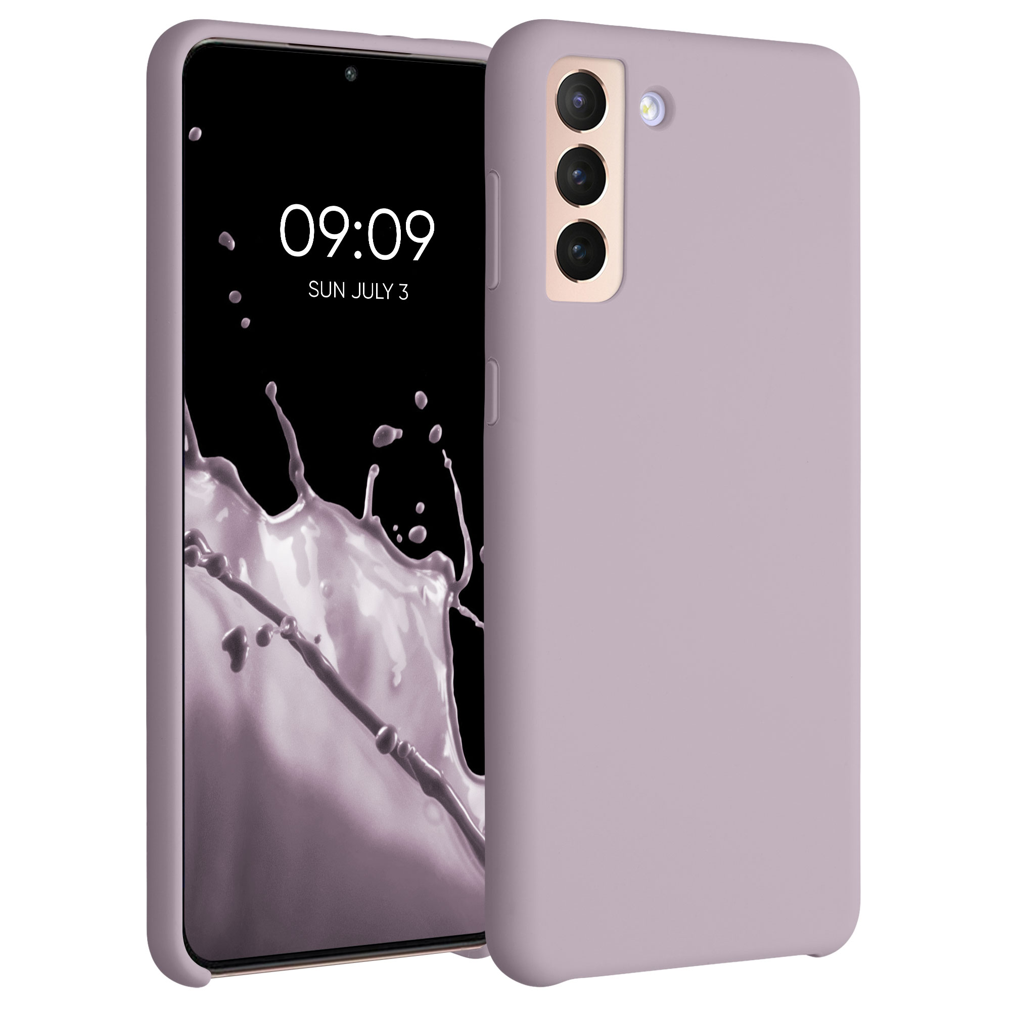 Kryt na mobil Galaxy S21+ kwmobile Soft Cover fialová Purple Cloud