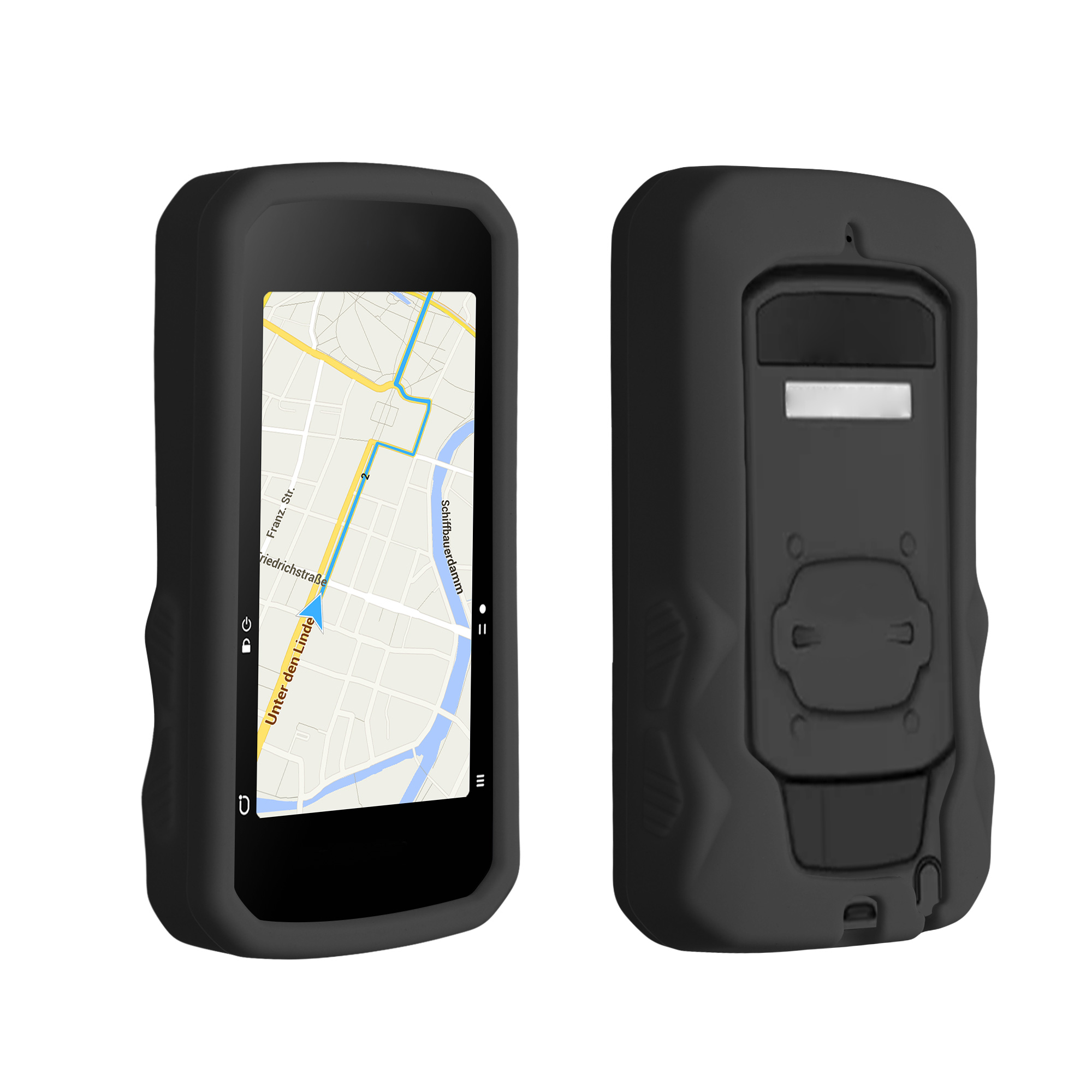 Silikonové pouzdro pro Bryton Rider 750 kwmobile ‑ černá