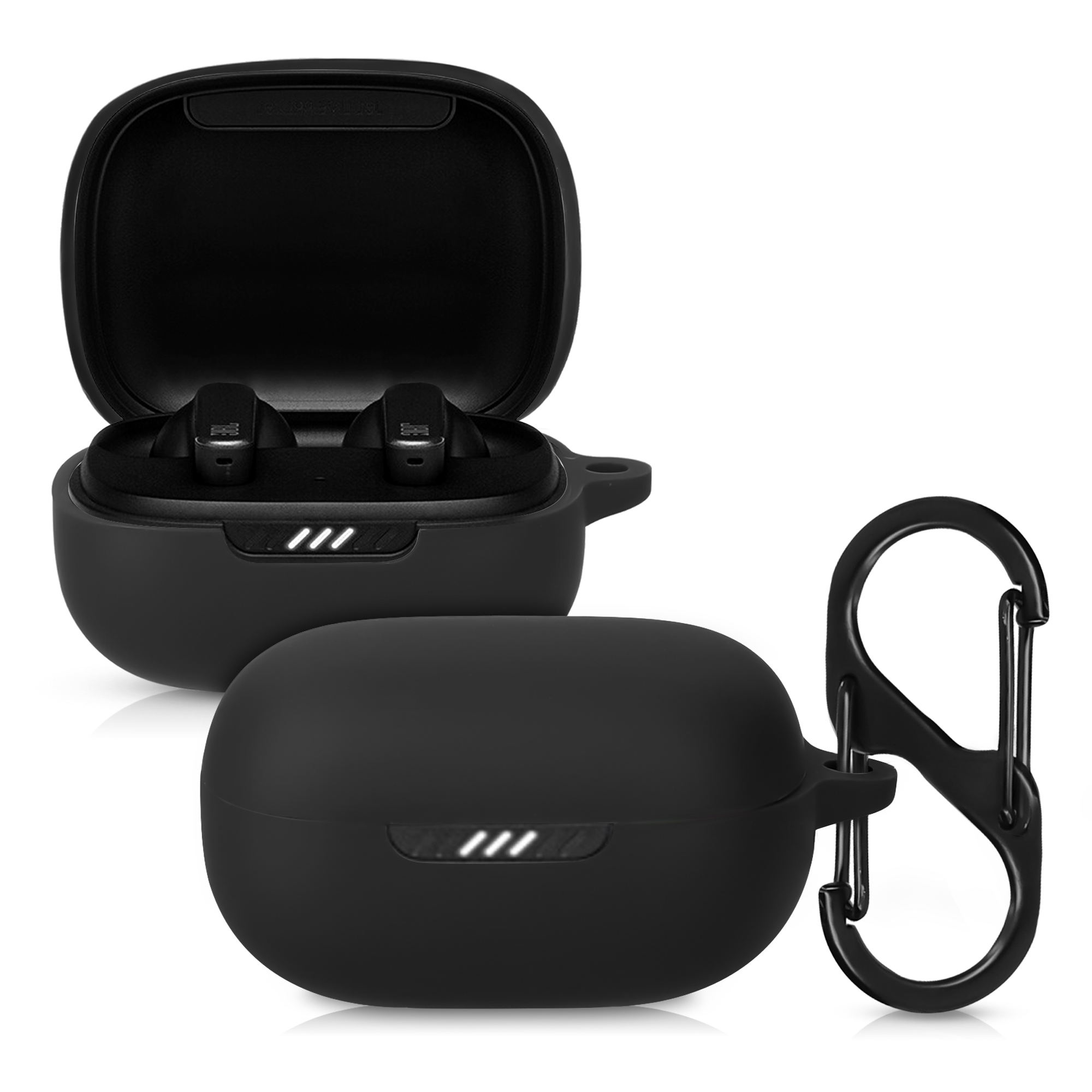 Pouzdro na sluchátka kwmobile pro JBL Live Pro Plus, černá