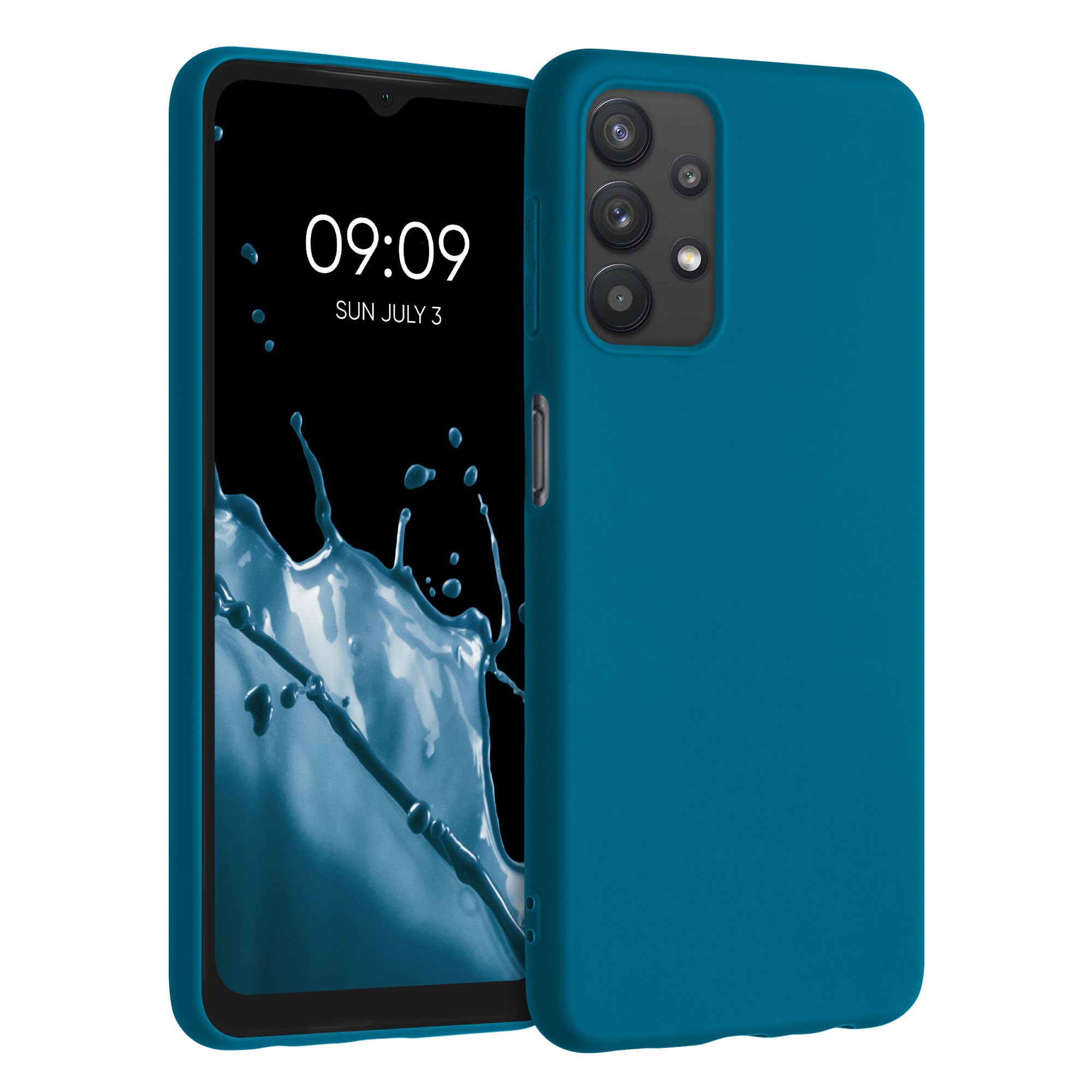 Kryt na mobil Samsung Galaxy A32 5G kwmobile TPU Karibská modrá