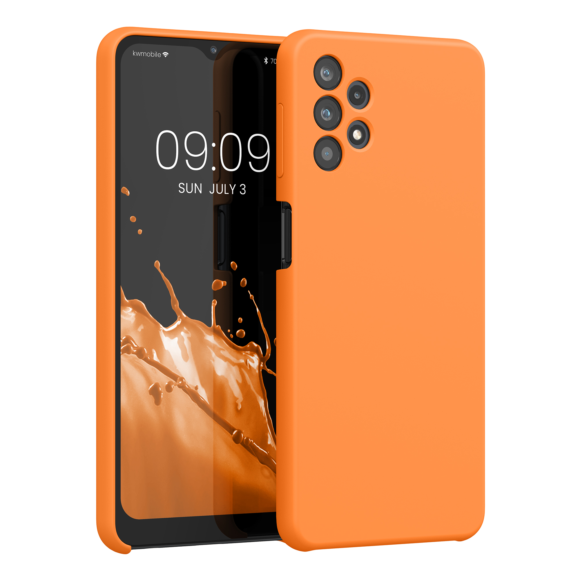 Kryt na mobil Samsung Galaxy A32 5G kwmobile TPU Ovocná oranžová