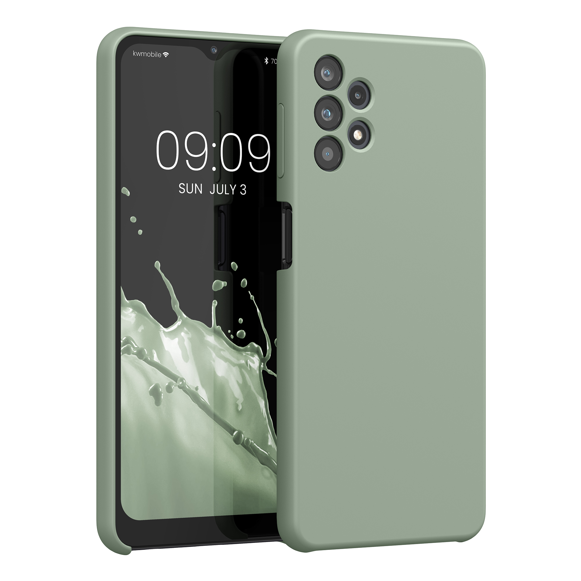 Kryt na mobil Samsung Galaxy A32 5G kwmobile TPU Šedo-zelená