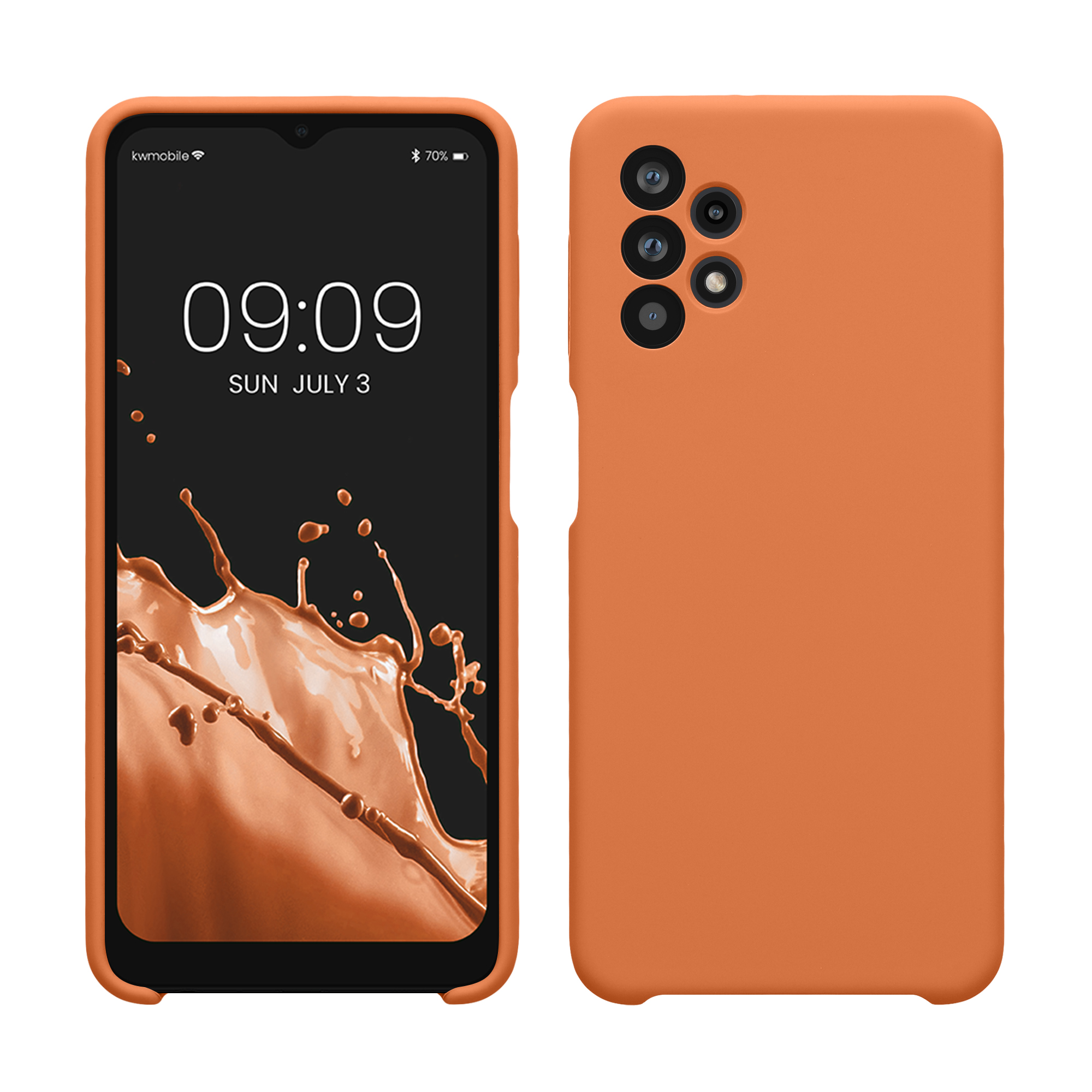 Kryt na mobil Samsung Galaxy A32 5G kwmobile TPU Teplá meruňková