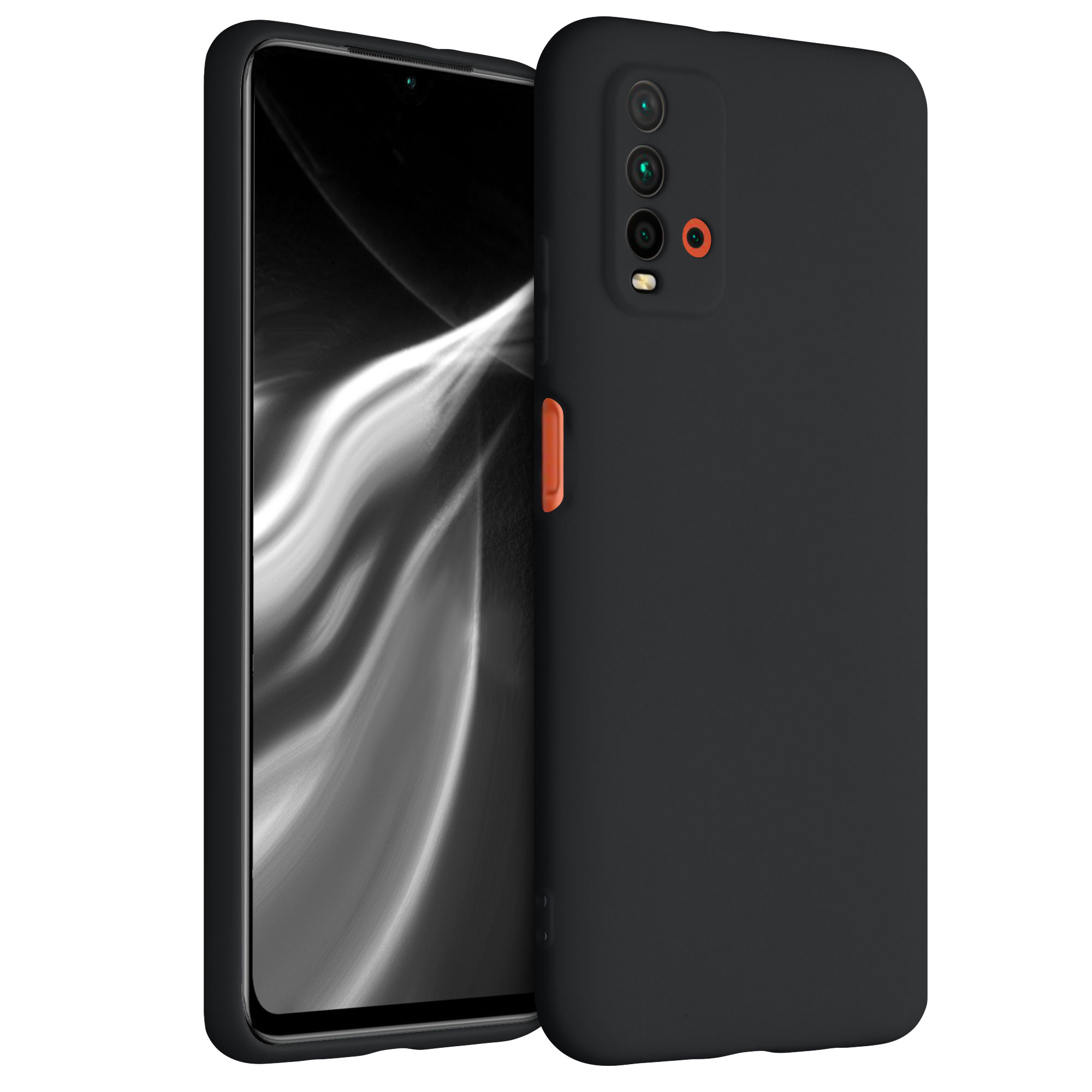 Kryt Xiaomi Redmi 9T silikonový TPU černá matná kwmobile
