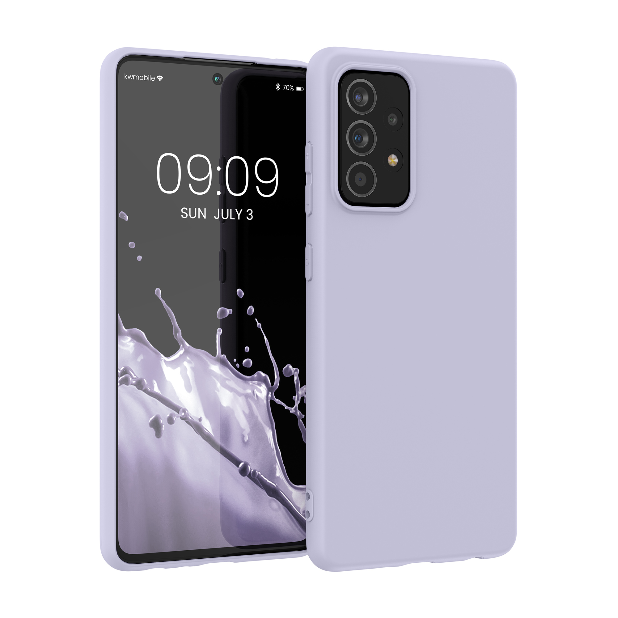Kryt na mobil Samsung Galaxy A52 / A52 5G / A52s 5G kwmobile TPU Levandulová