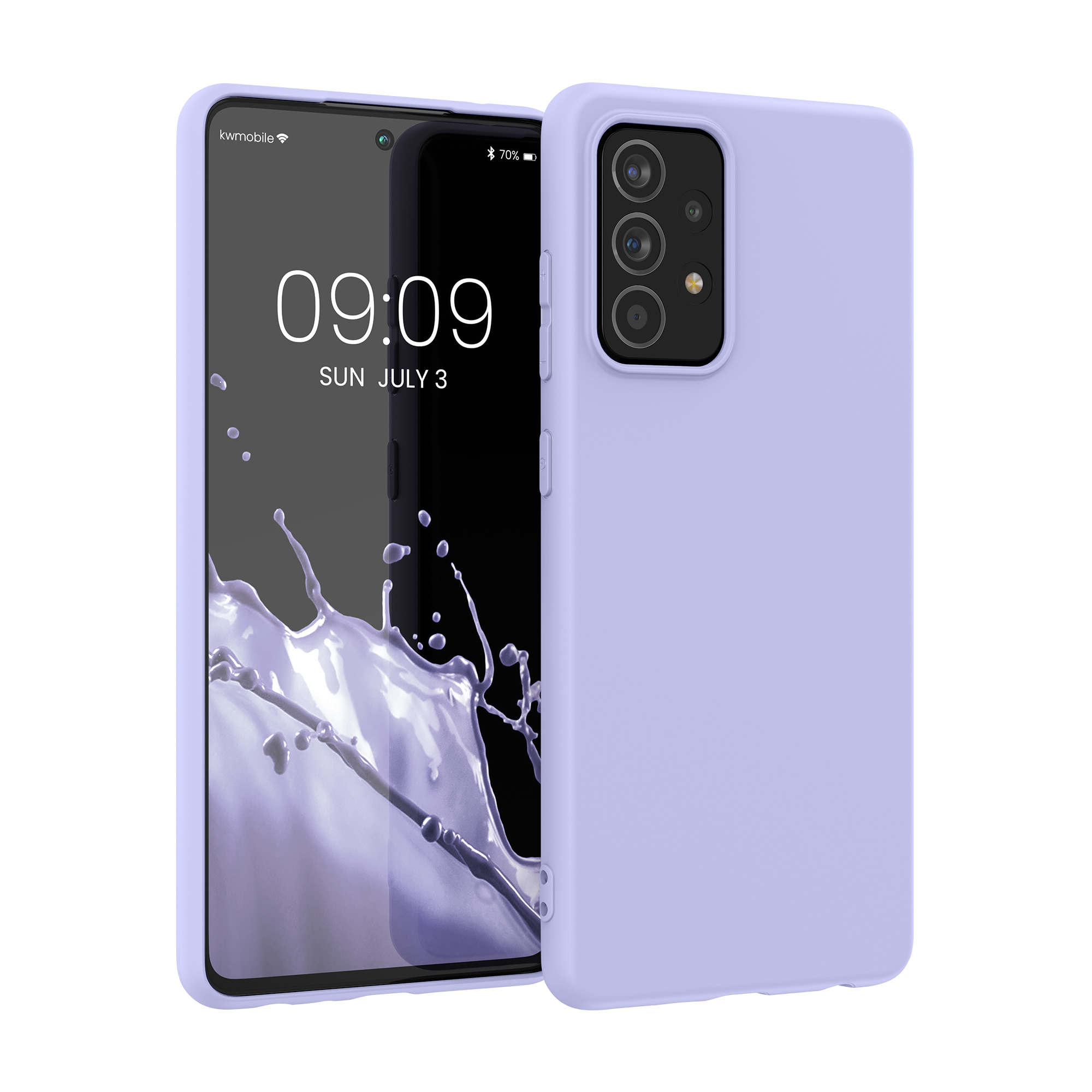 Kryt na mobil Samsung Galaxy A52 / A52 5G / A52s 5G kwmobile TPU Světlá levandule