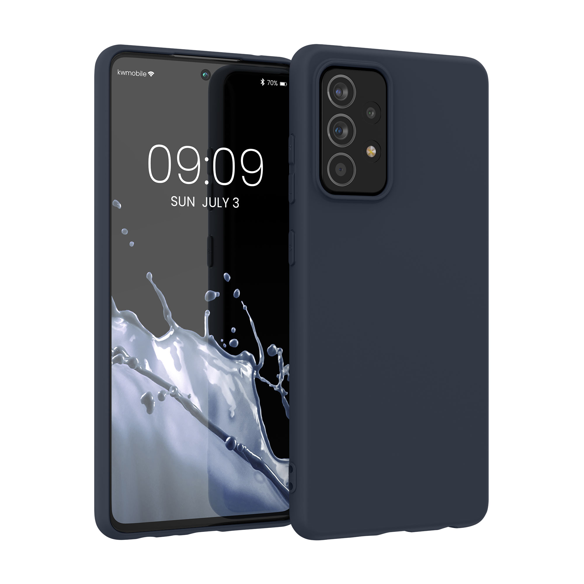 Kryt na mobil Samsung Galaxy A52 / A52 5G / A52s 5G kwmobile TPU Borůvková