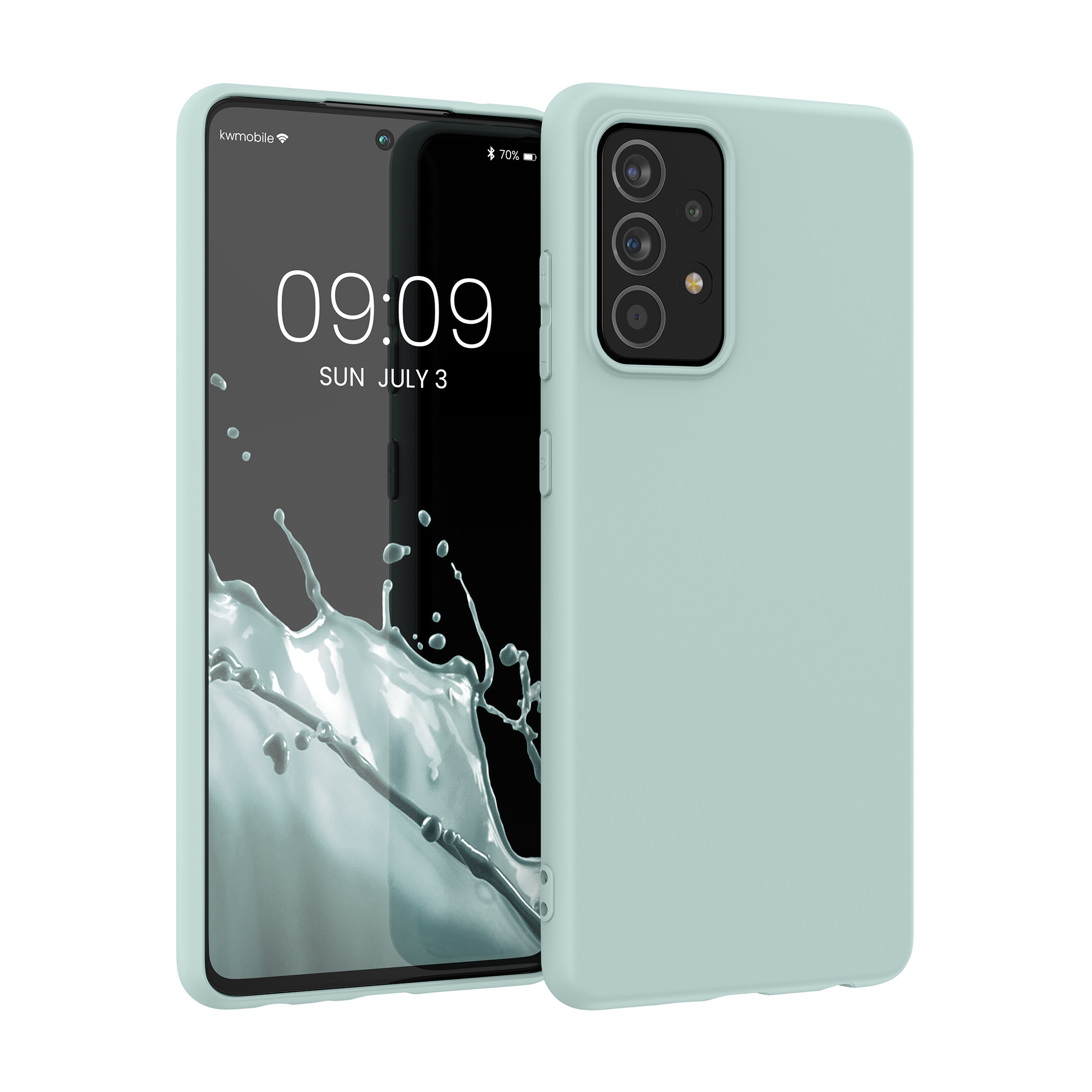 Kryt na mobil Samsung Galaxy A52 / A52 5G / A52s 5G kwmobile TPU Chladná mátová
