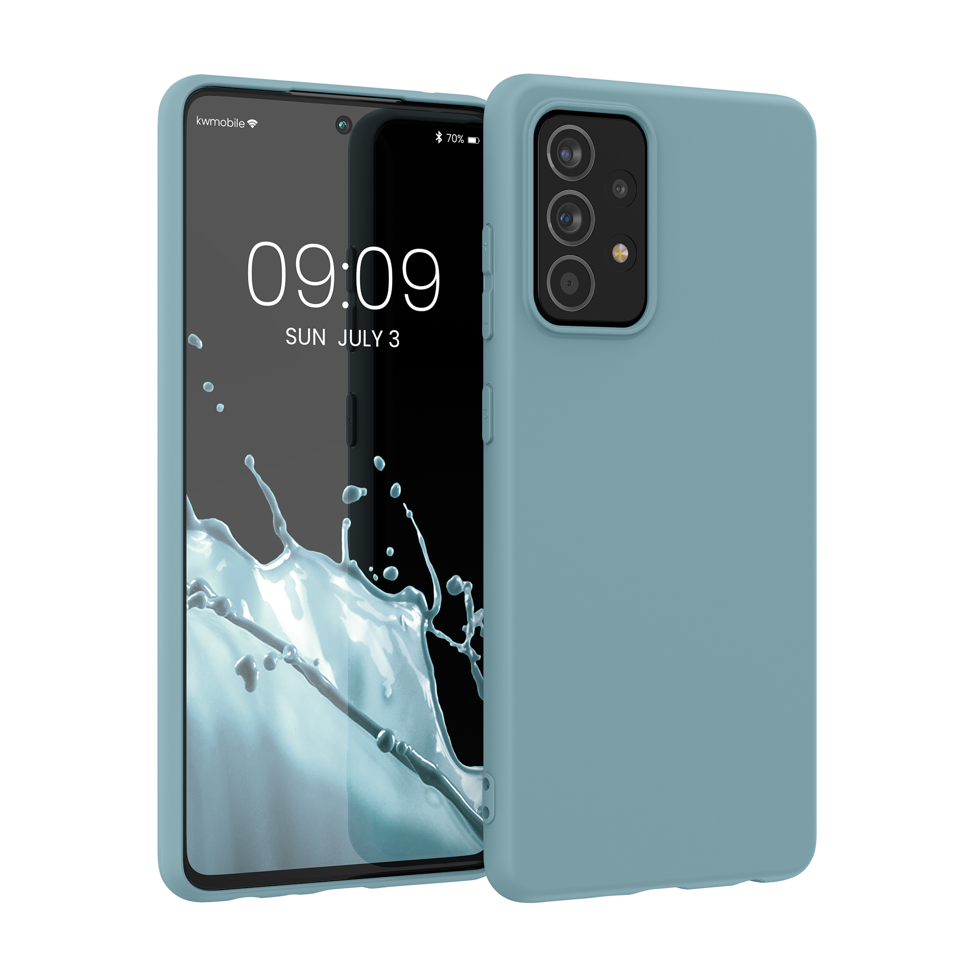Kryt na mobil Samsung Galaxy A52 / A52 5G / A52s 5G kwmobile TPU Arktická noc