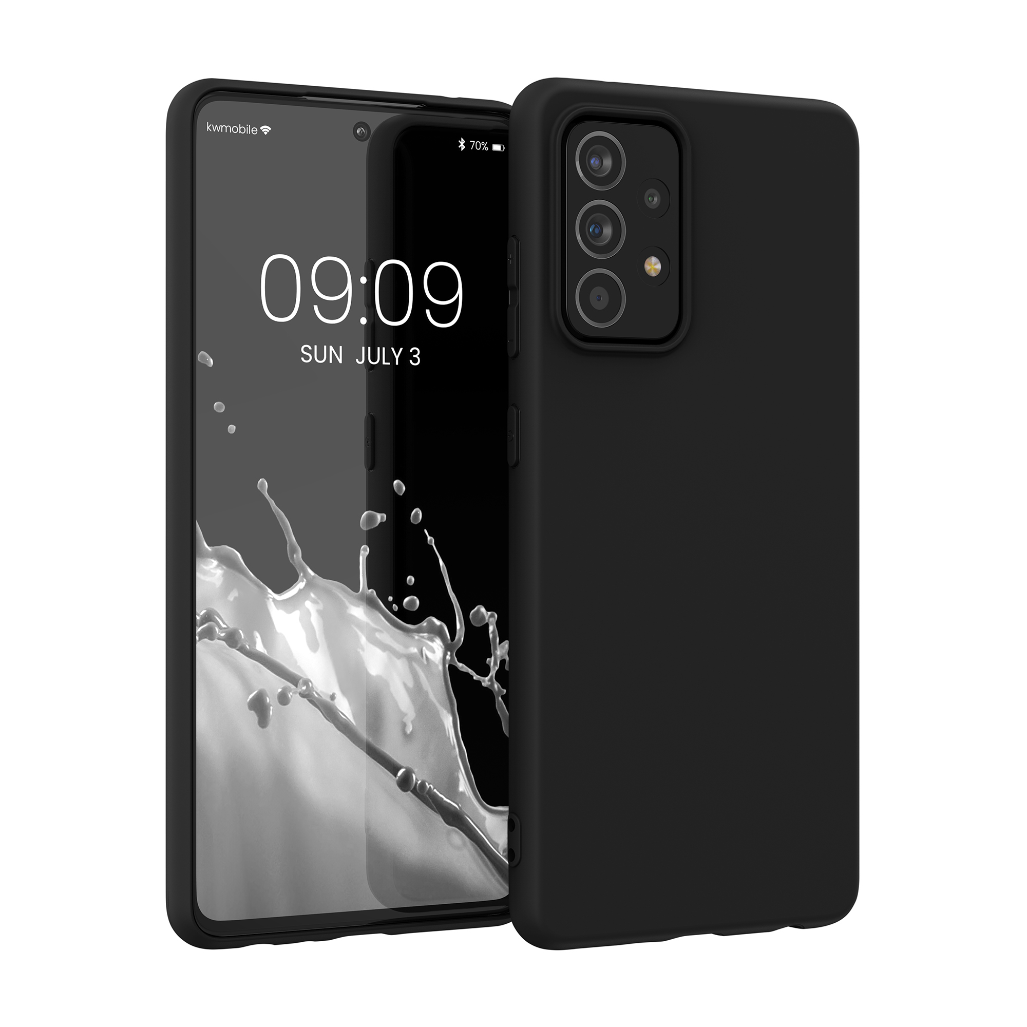 Kryt na mobil Samsung Galaxy A52 / A52 5G / A52s 5G kwmobile TPU Matná černá
