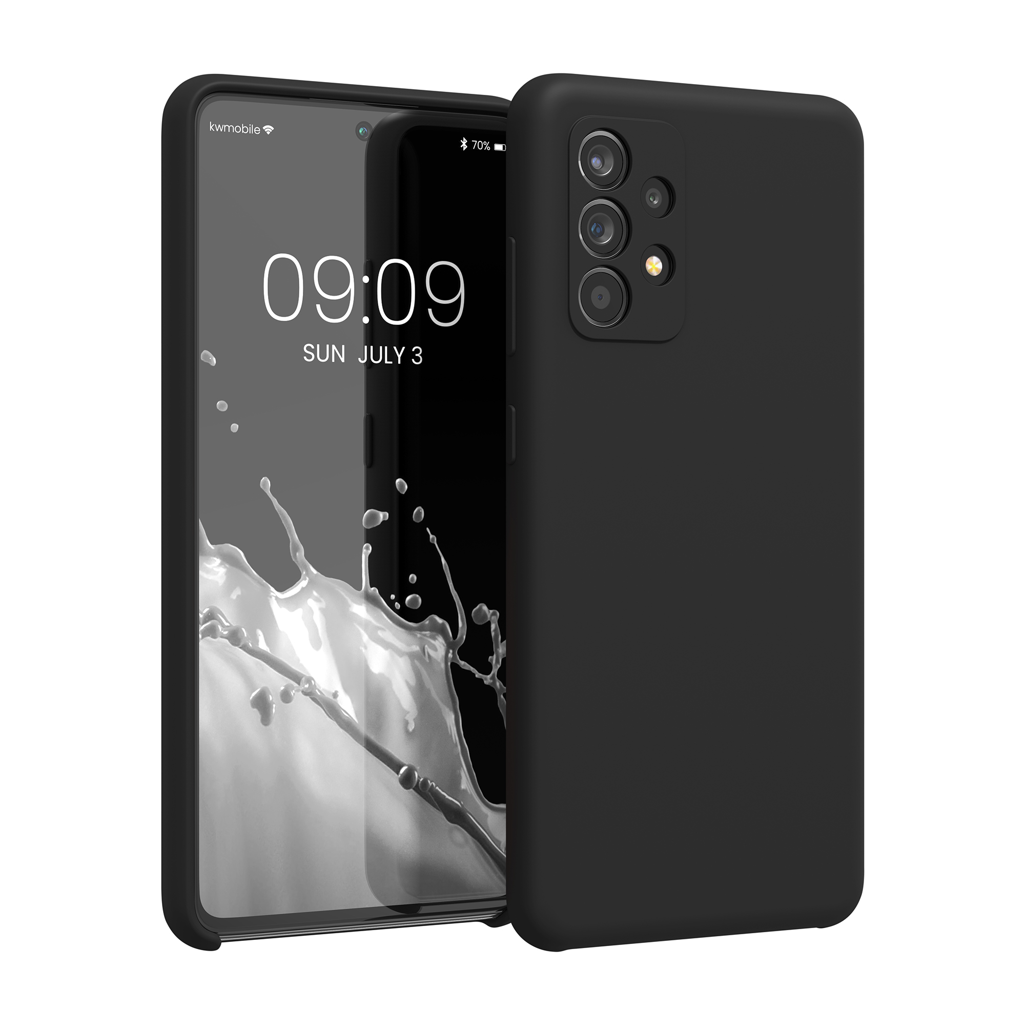 Kryt na mobil Samsung Galaxy A52 / A52 5G / A52s 5G kwmobile TPU Černá
