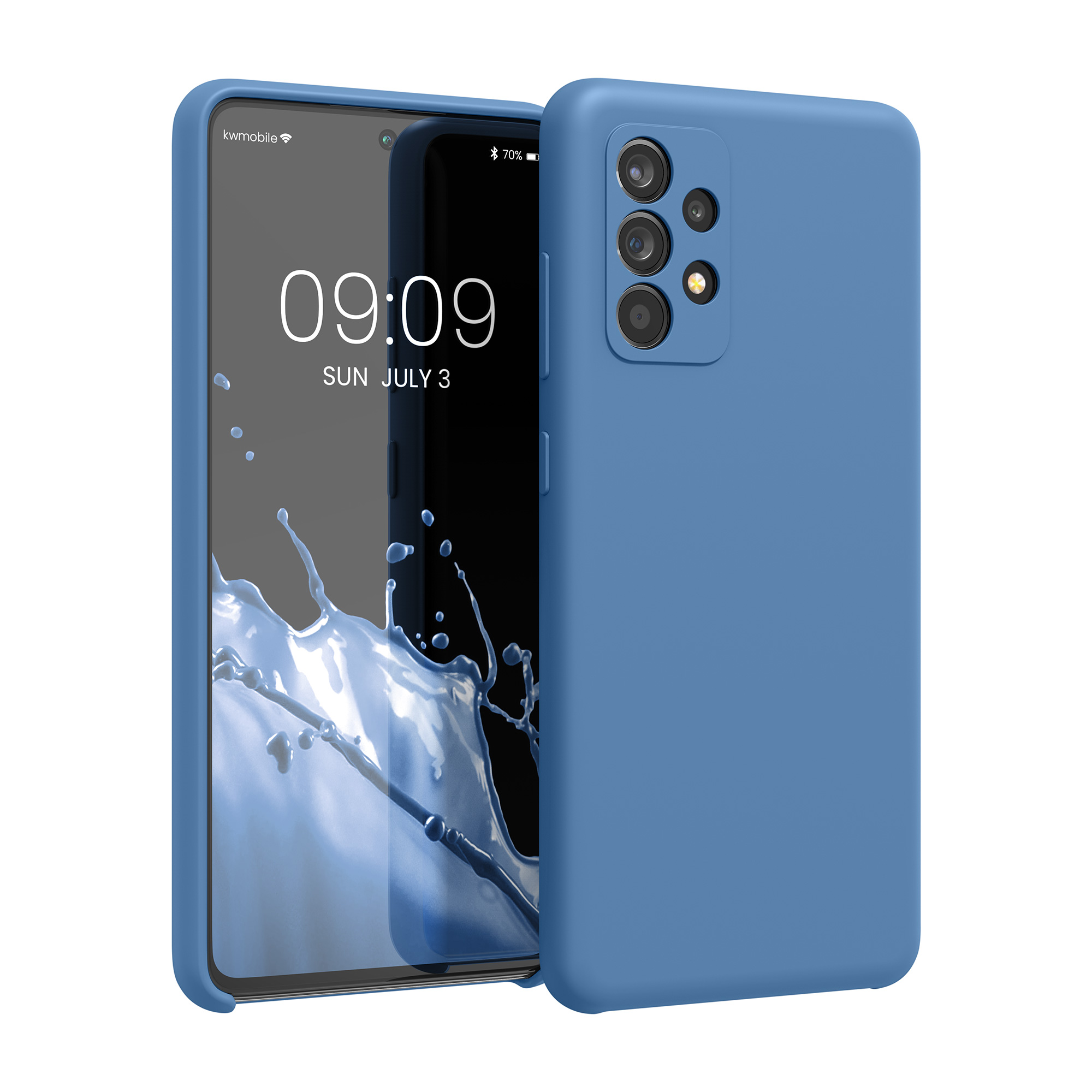 Kryt na mobil Samsung Galaxy A52 / A52 5G / A52s 5G kwmobile TPU Džínová