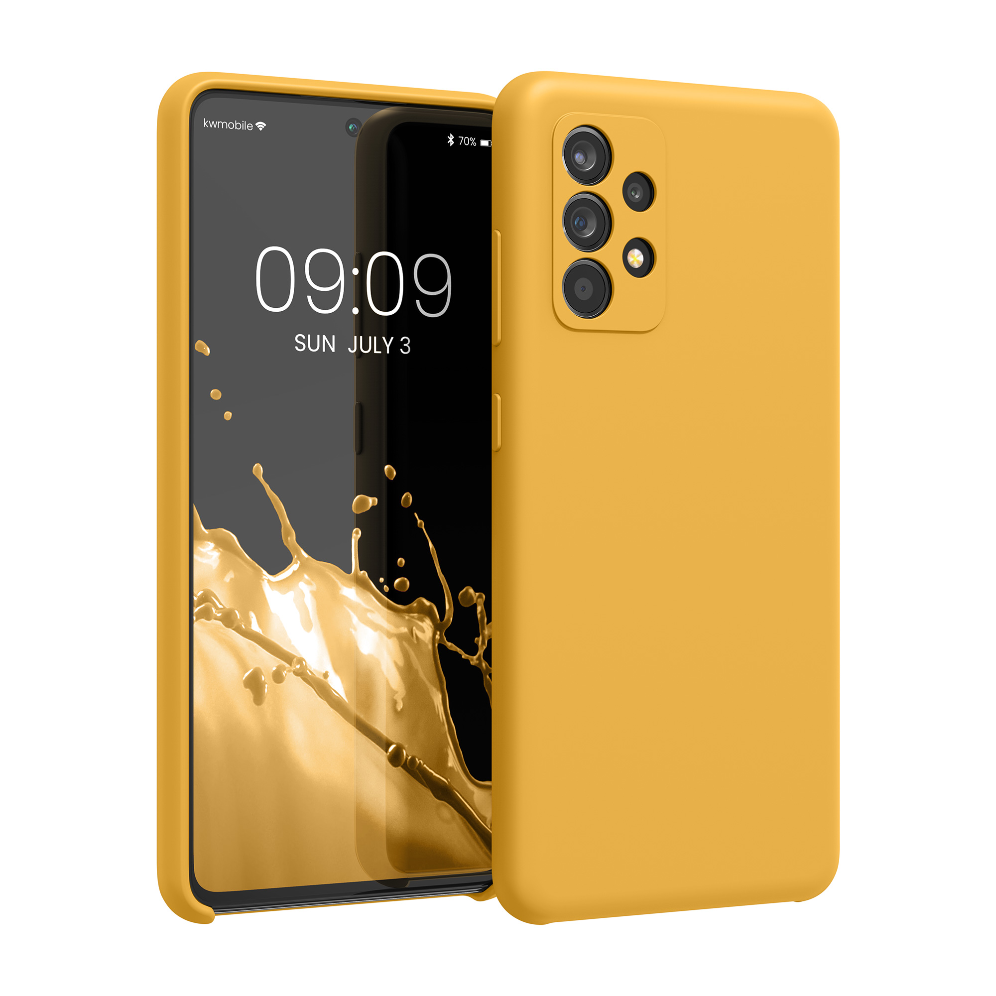 Kryt na mobil Samsung Galaxy A52 / A52 5G / A52s 5G kwmobile TPU Mango