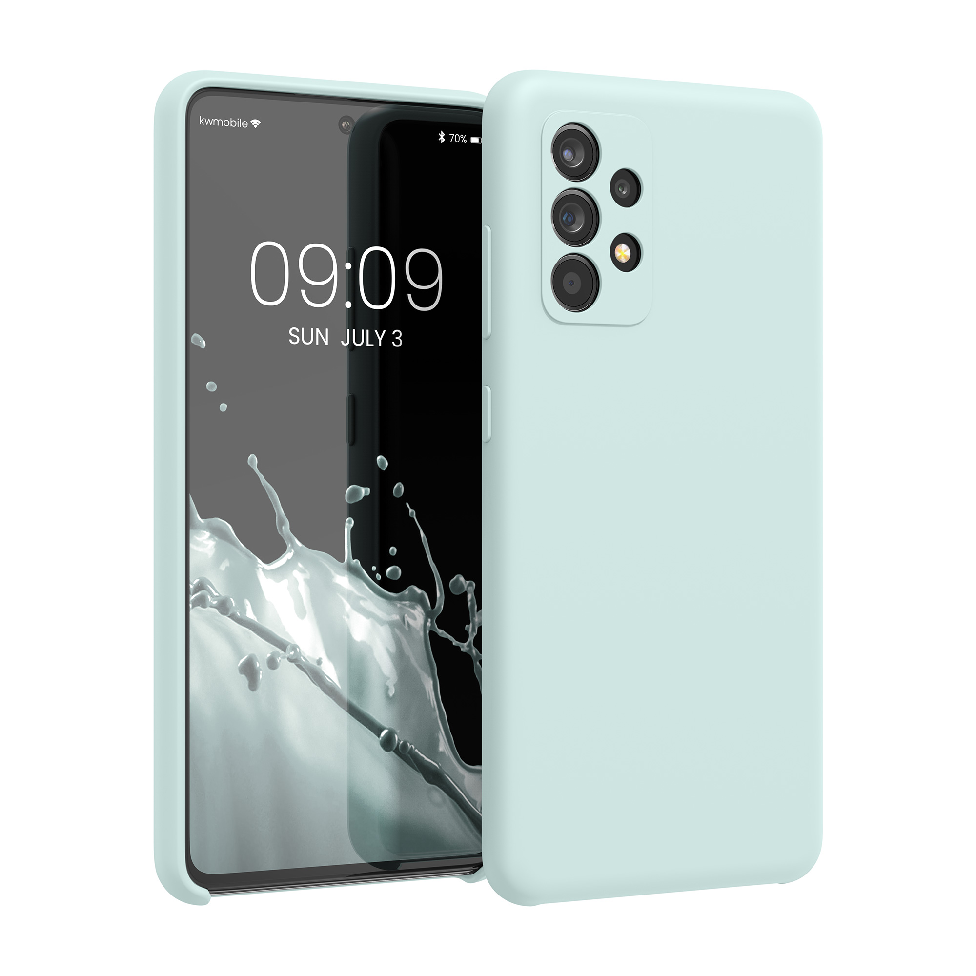 Kryt na mobil Samsung Galaxy A52 / A52 5G / A52s 5G kwmobile TPU Chladná mátová
