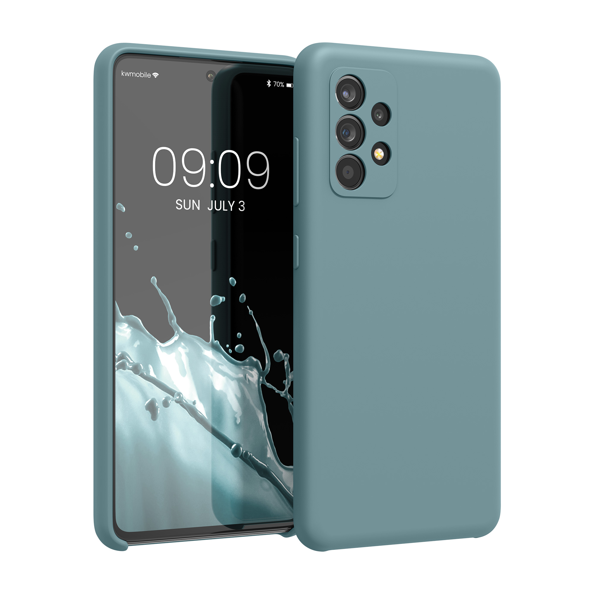 Kryt na mobil Samsung Galaxy A52 / A52 5G / A52s 5G kwmobile TPU Arktická noc