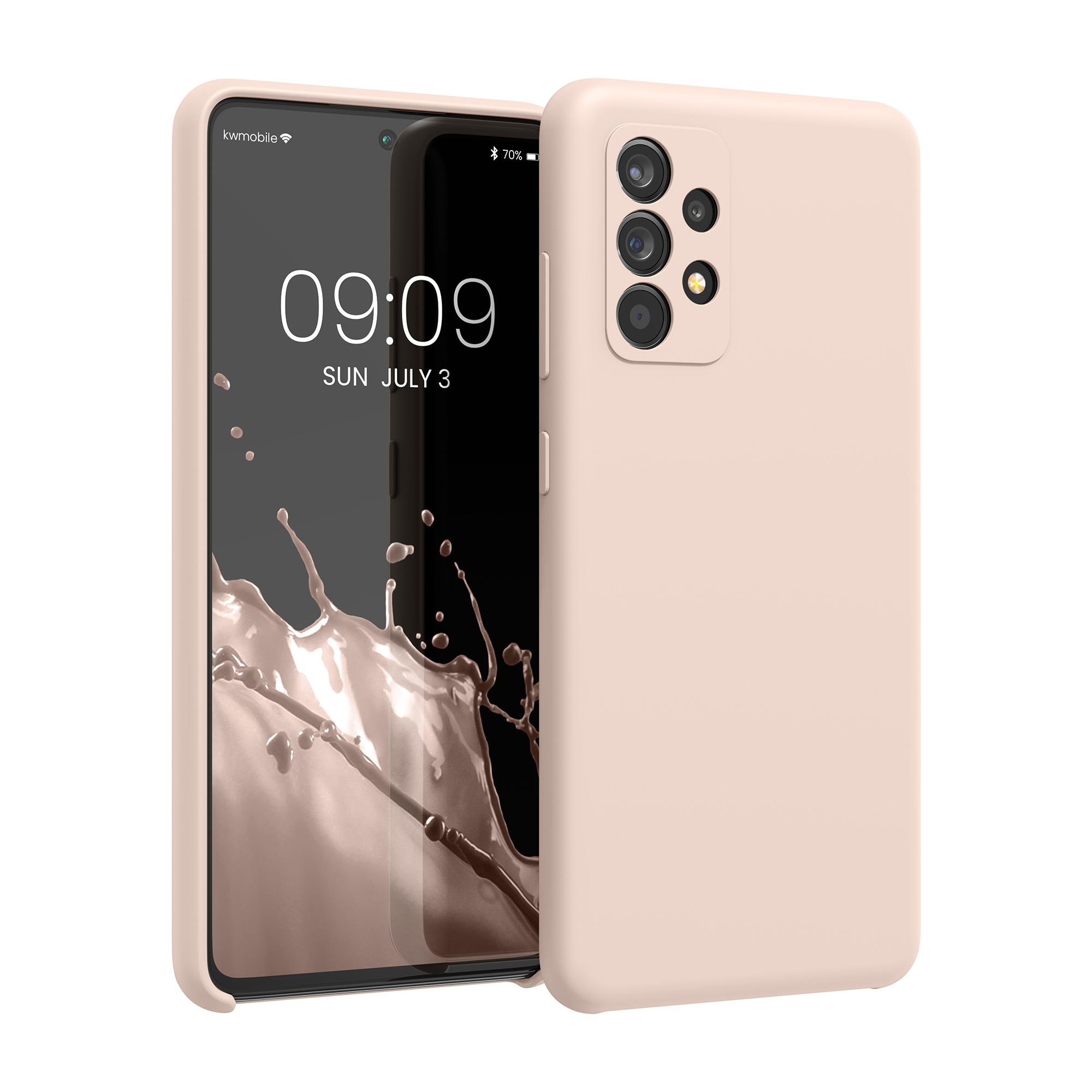 Kryt na mobil Samsung Galaxy A52 / A52 5G / A52s 5G kwmobile TPU Kokosový vír