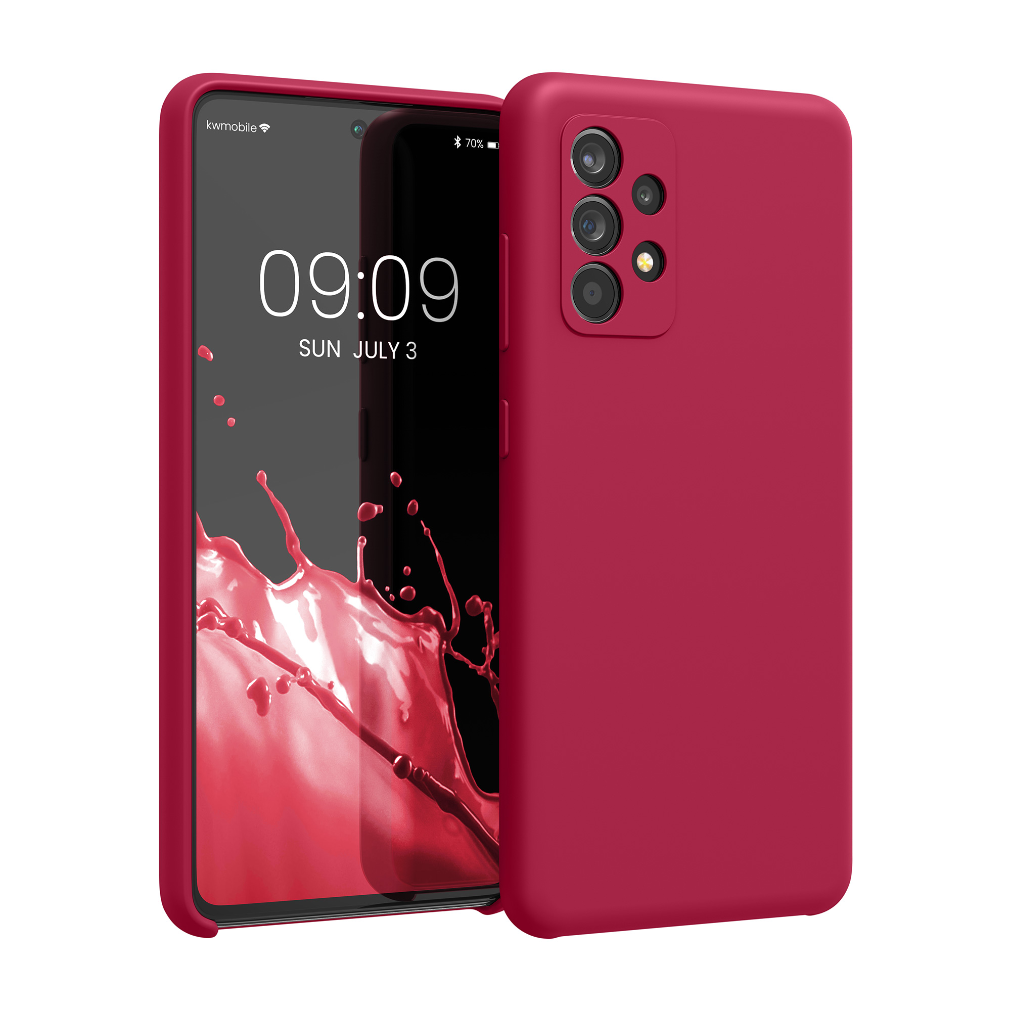 Kryt na mobil Samsung Galaxy A52 / A52 5G / A52s 5G kwmobile TPU Sladká třešeň