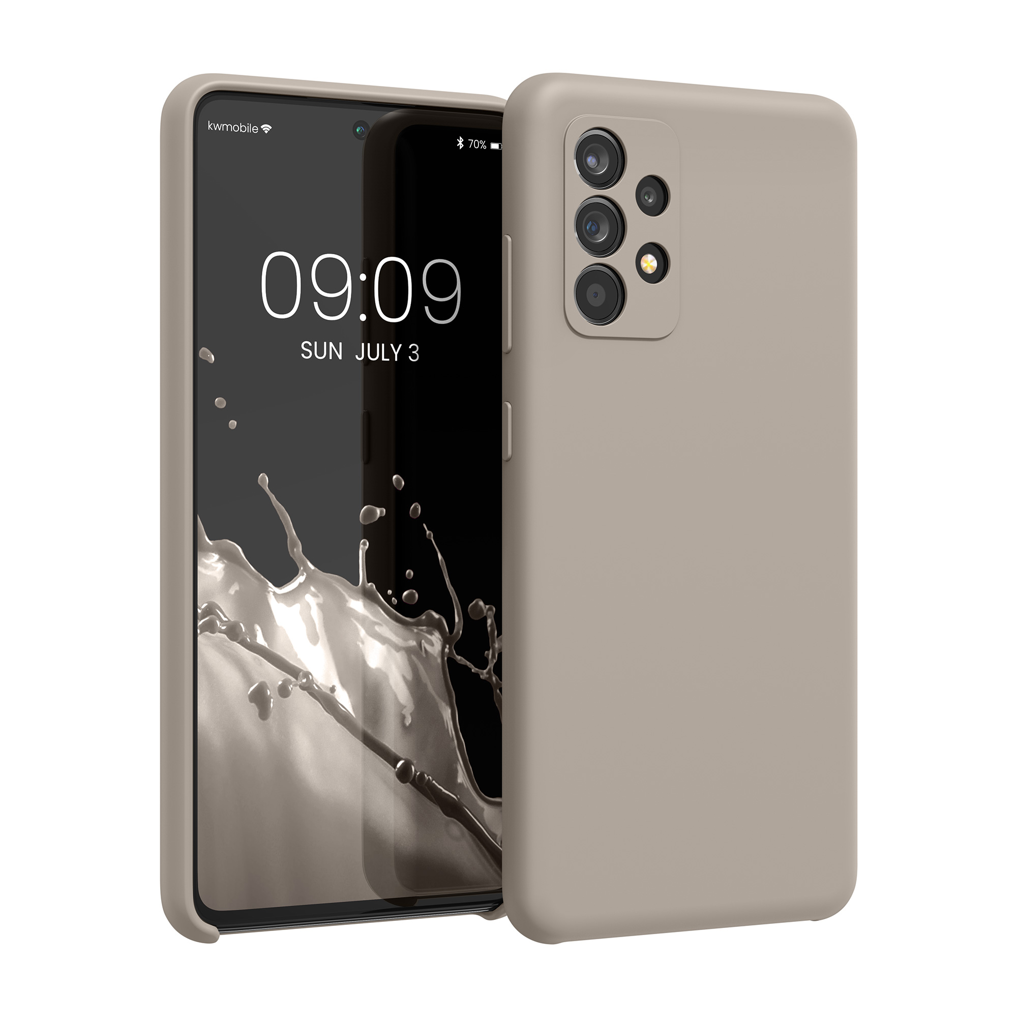 Kryt na mobil Samsung Galaxy A52 / A52 5G / A52s 5G kwmobile TPU Taupe