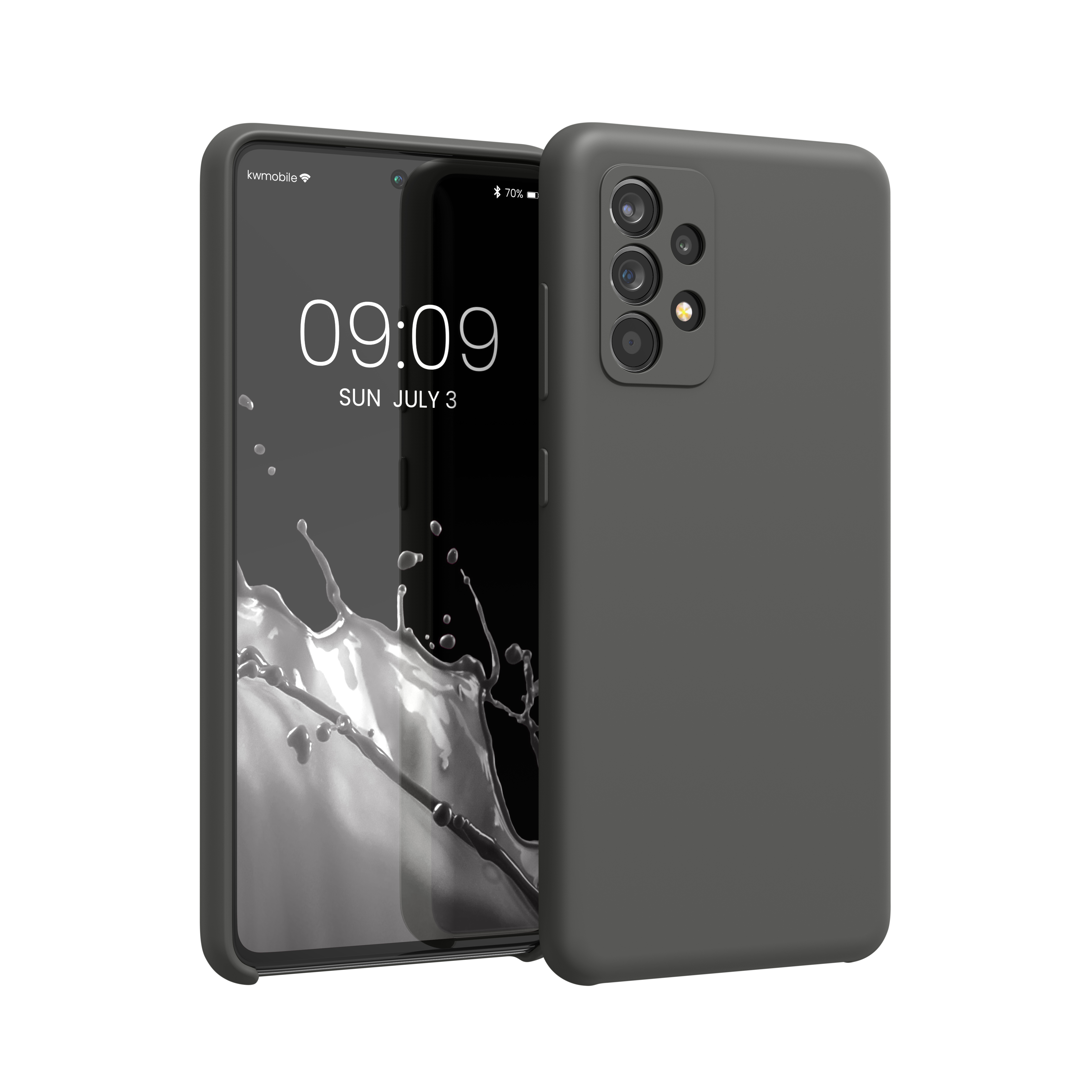 Kryt na mobil Samsung Galaxy A52 / A52 5G / A52s 5G kwmobile TPU Matná černá