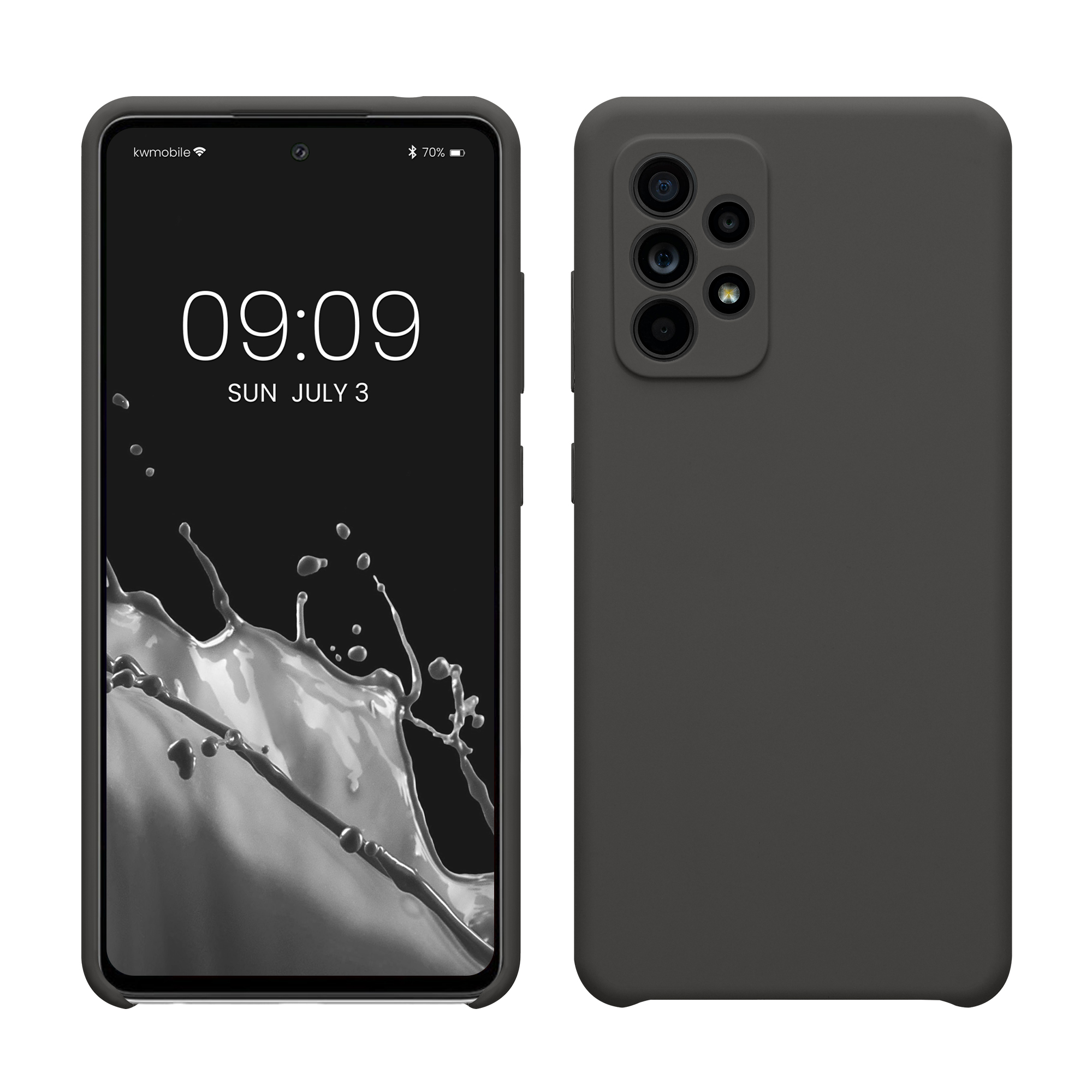 Kryt na mobil Samsung Galaxy A52 / A52 5G / A52s 5G kwmobile TPU Tmavě šedá