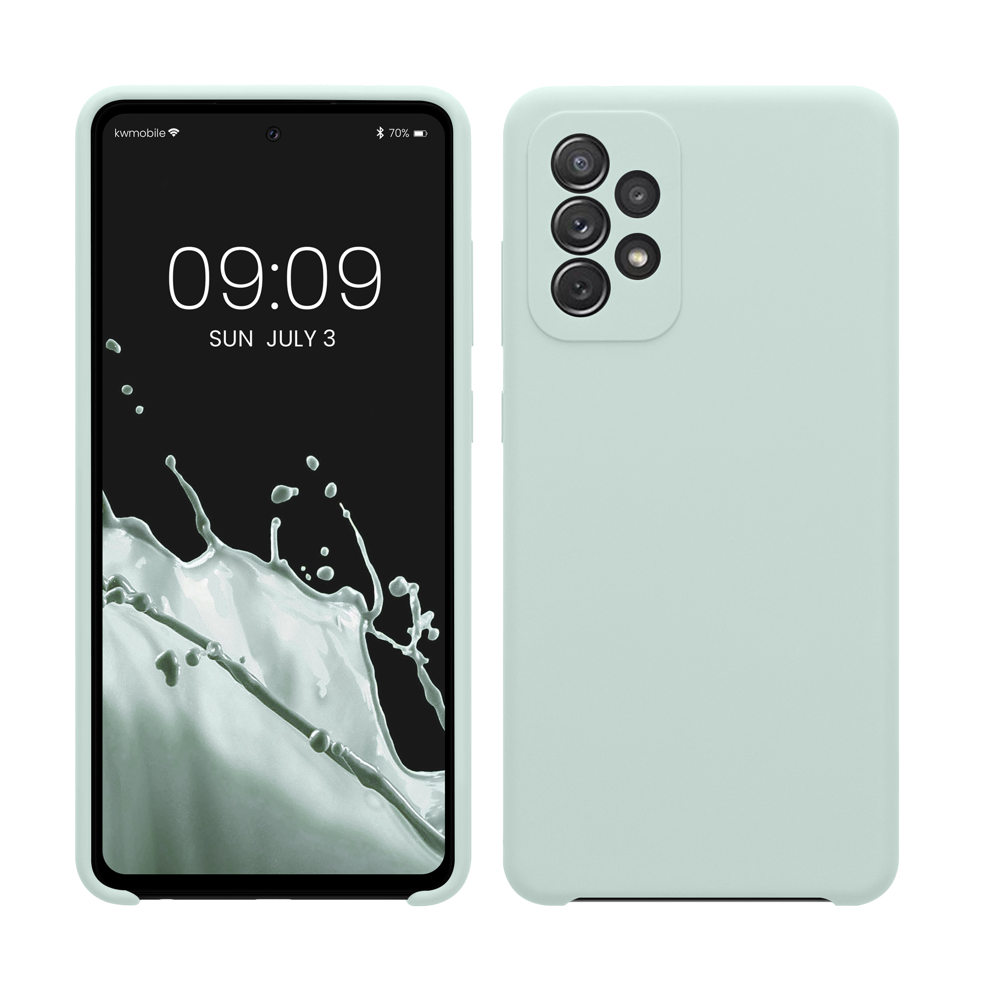 Kryt na mobil Samsung Galaxy A72 kwmobile TPU mintový