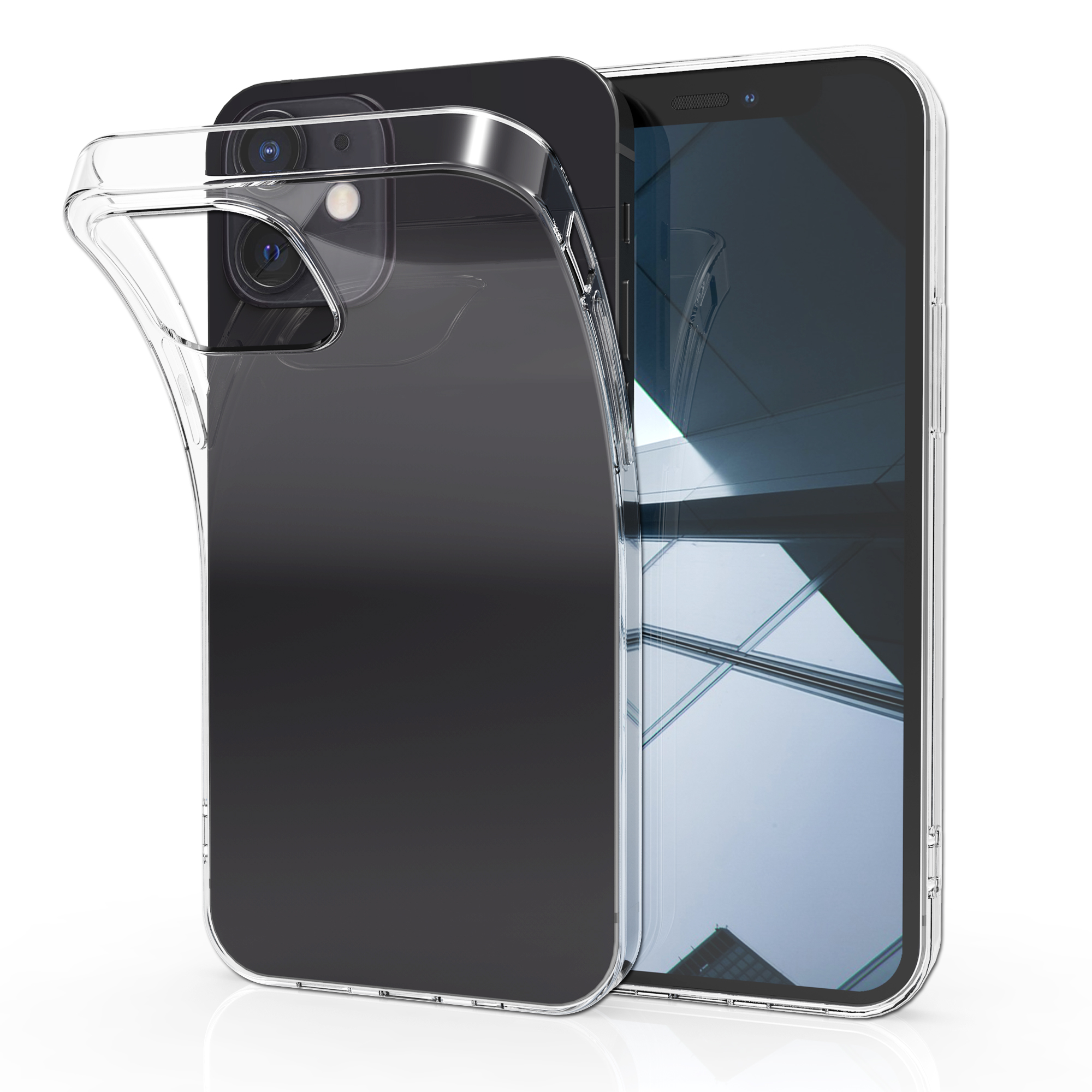 Pouzdro pro Apple iPhone 12 mini kwmobile tenké TPU - transparentní