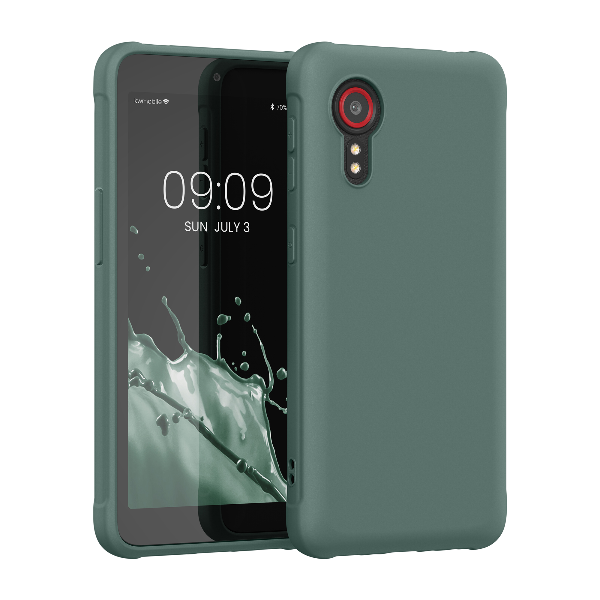 Kryt kwmobile pro Samsung Galaxy Xcover 5 - modrozelená