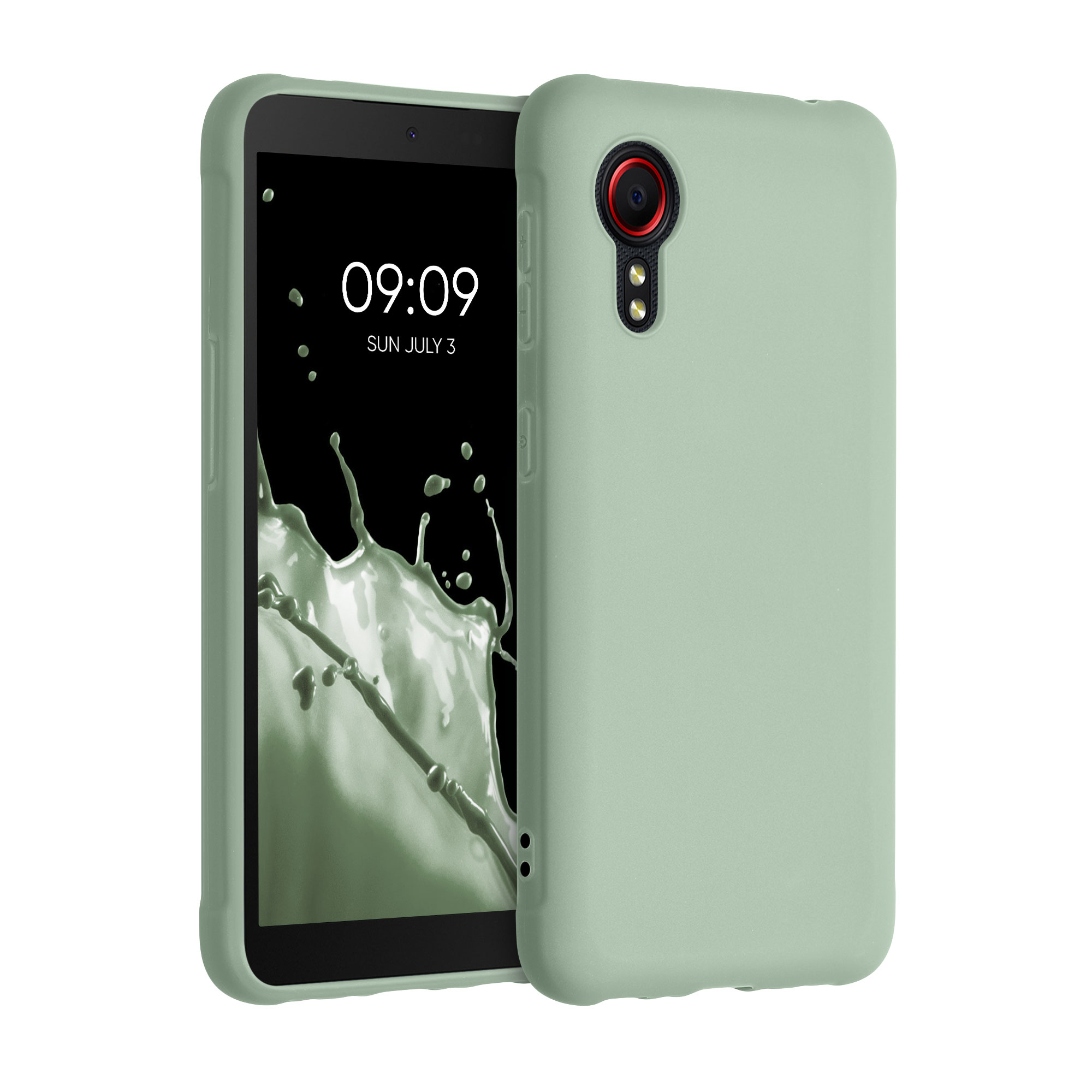 Kryt kwmobile pro Samsung Galaxy Xcover 5 - šedozelená