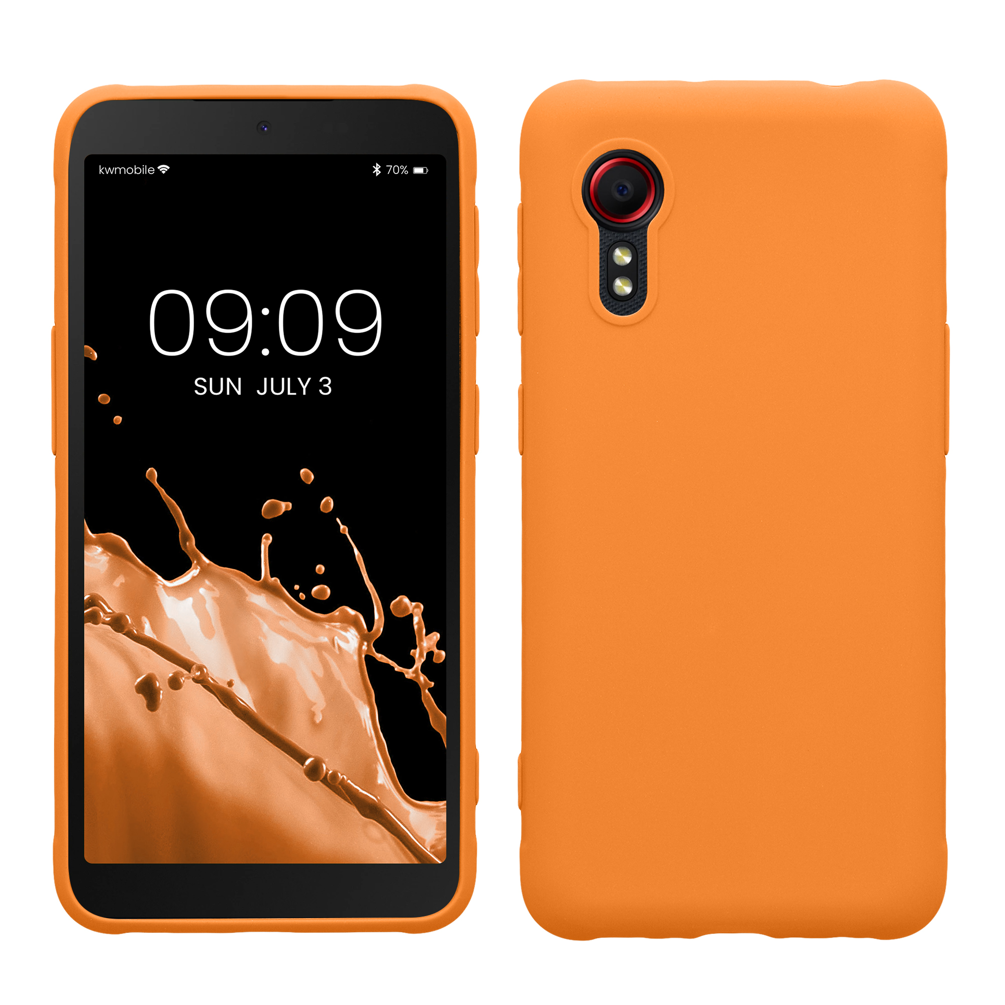 Pouzdro pro Samsung Galaxy Xcover 5 kwmobile TPU - ovocná oranžová