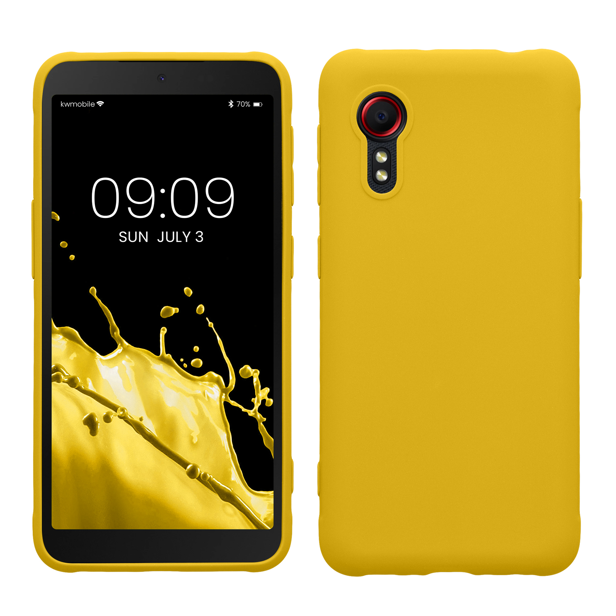 Kryt kwmobile pro Samsung Galaxy Xcover 5 - zářivě žlutá