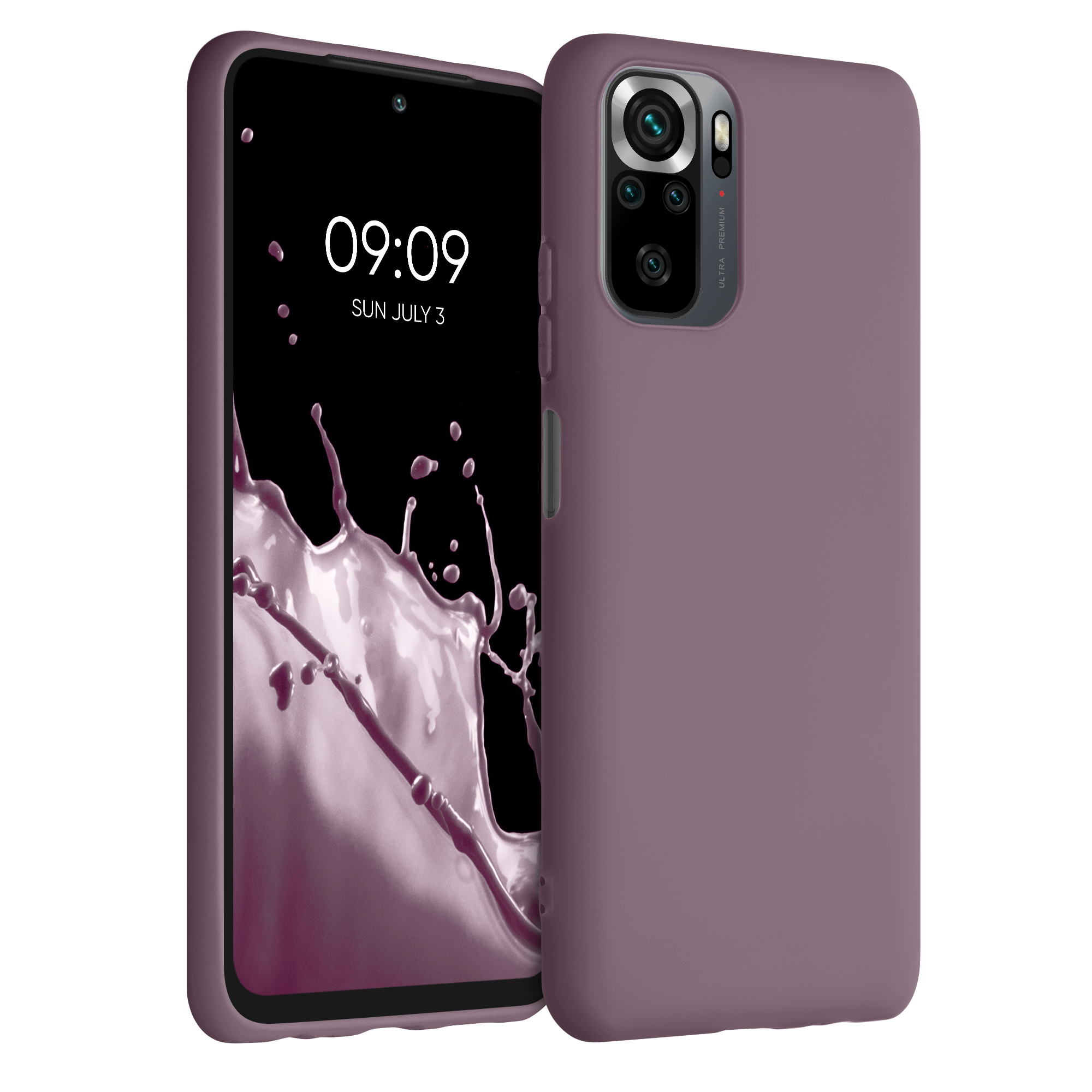 Kryt Xiaomi Redmi Note 10 silikonový TPU fialová kwmobile