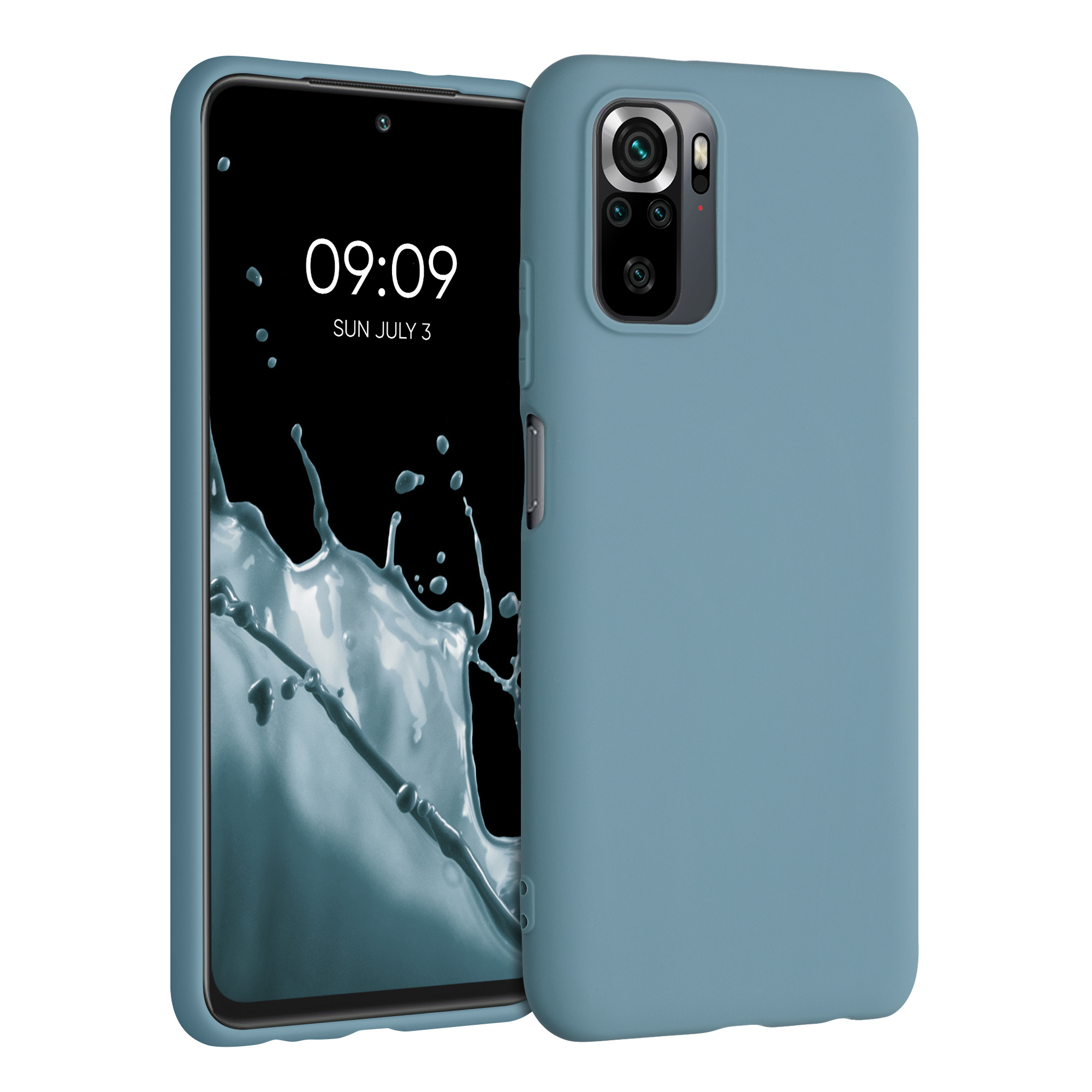 Kryt Xiaomi Redmi Note 10 silikonový TPU arktická noc kwmobile