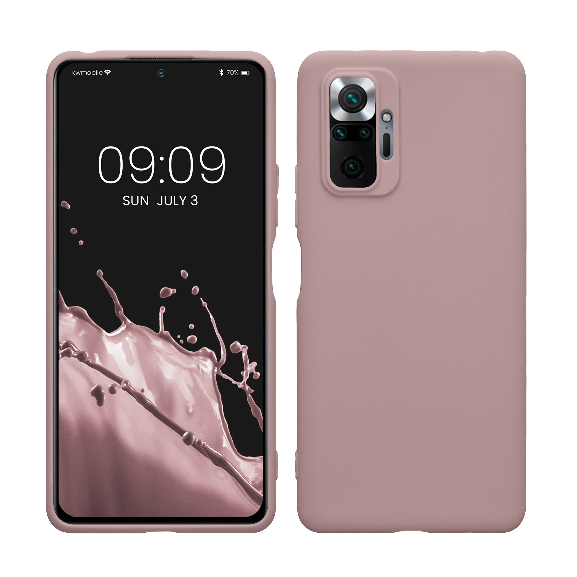 Kryt Xiaomi Redmi Note 10 Pro silikonový TPU červená kwmobile