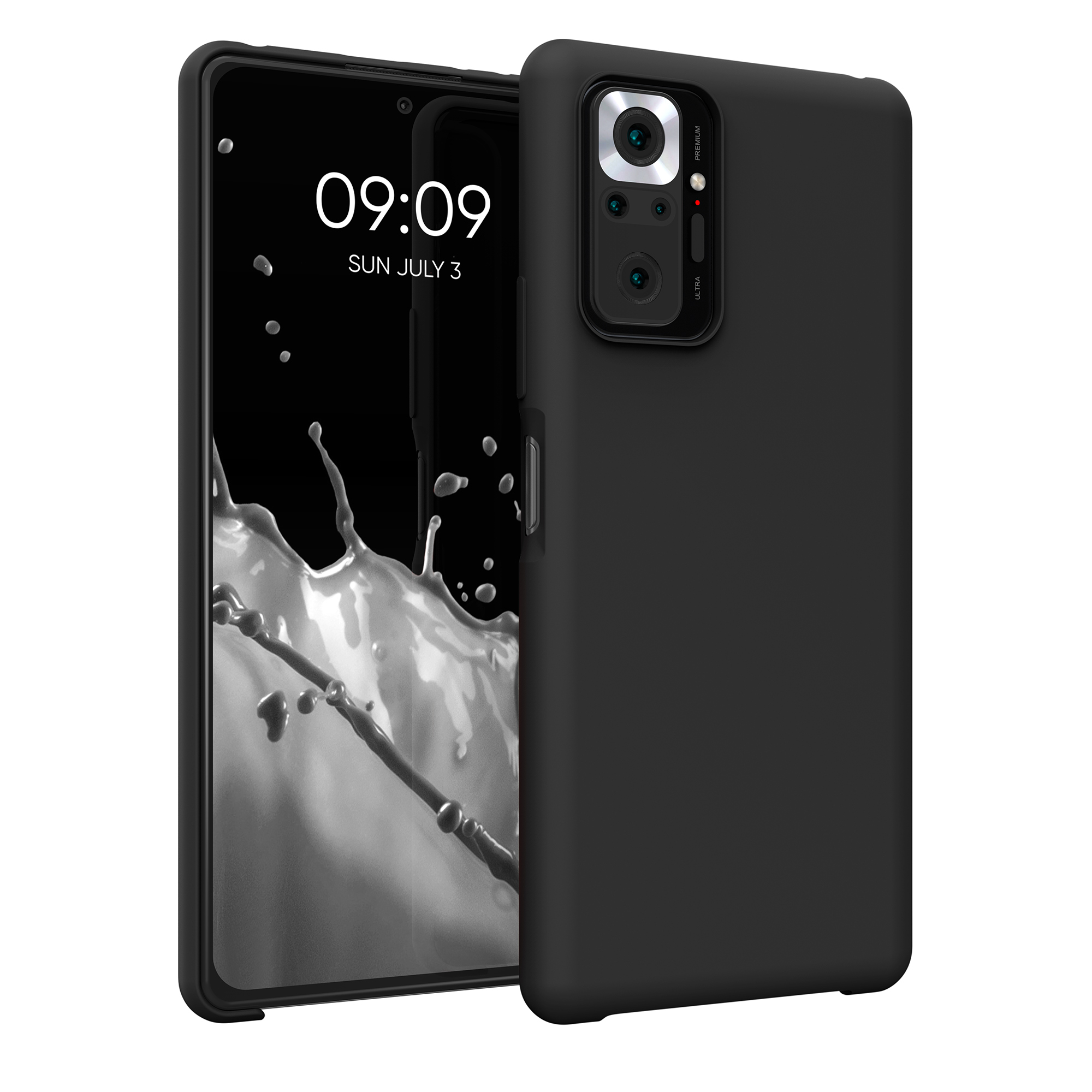 Pouzdro pro Xiaomi Redmi Note 10 Pro kwmobile silikonové - černá