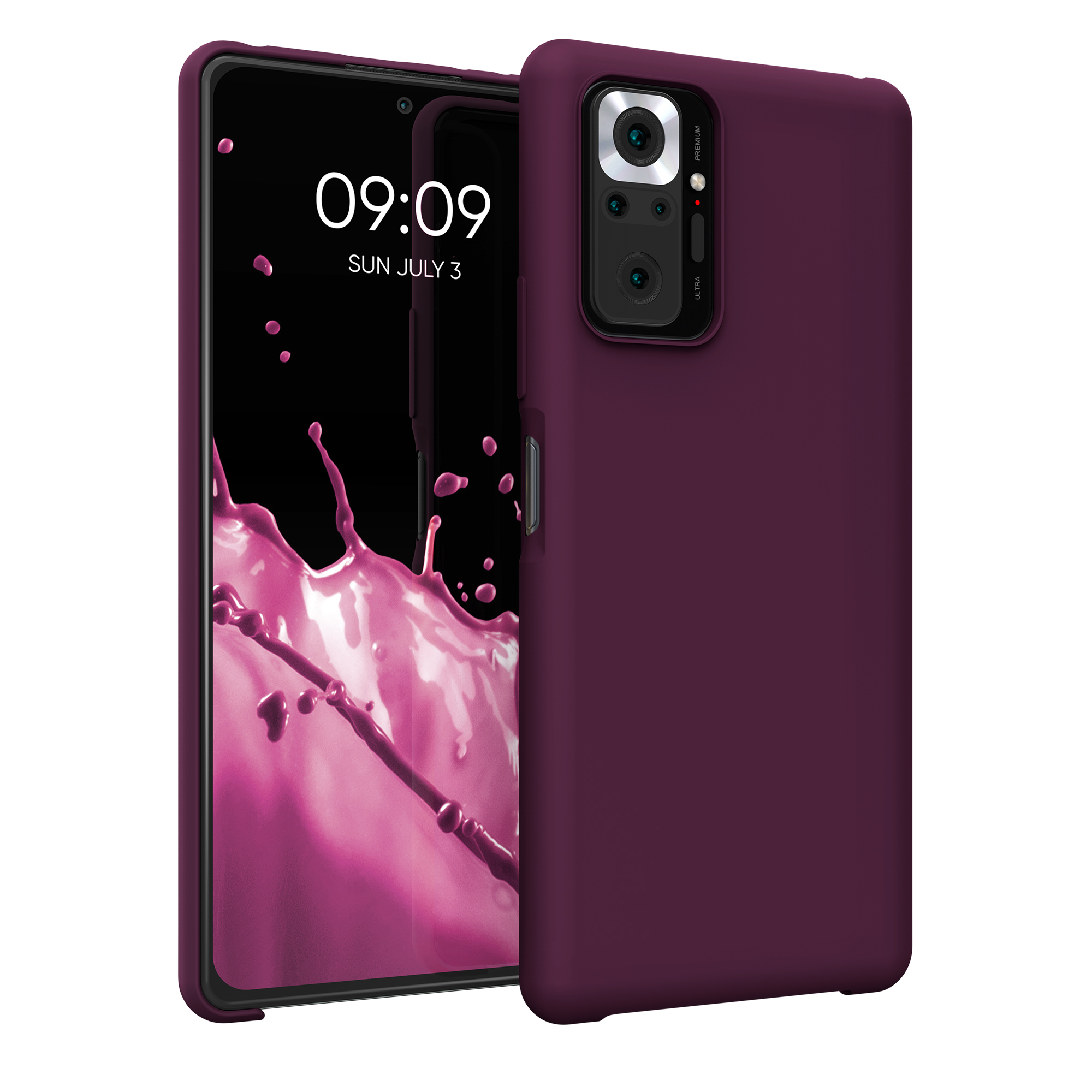 Kryt Xiaomi Redmi Note 10 Pro silikonový TPU červená kwmobile