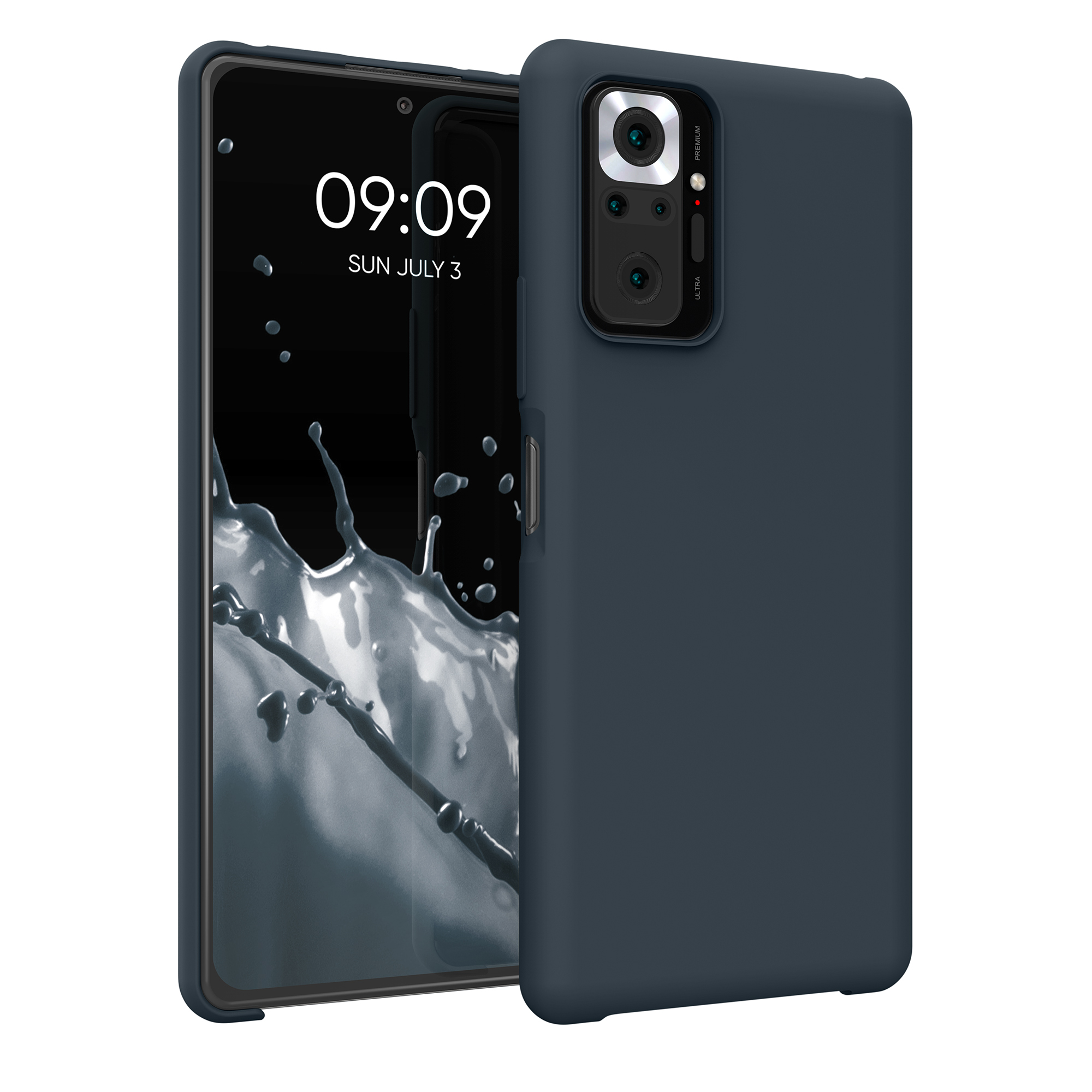 Kryt Xiaomi Redmi Note 10 Pro silikonový TPU tmavá břidlice kwmobile