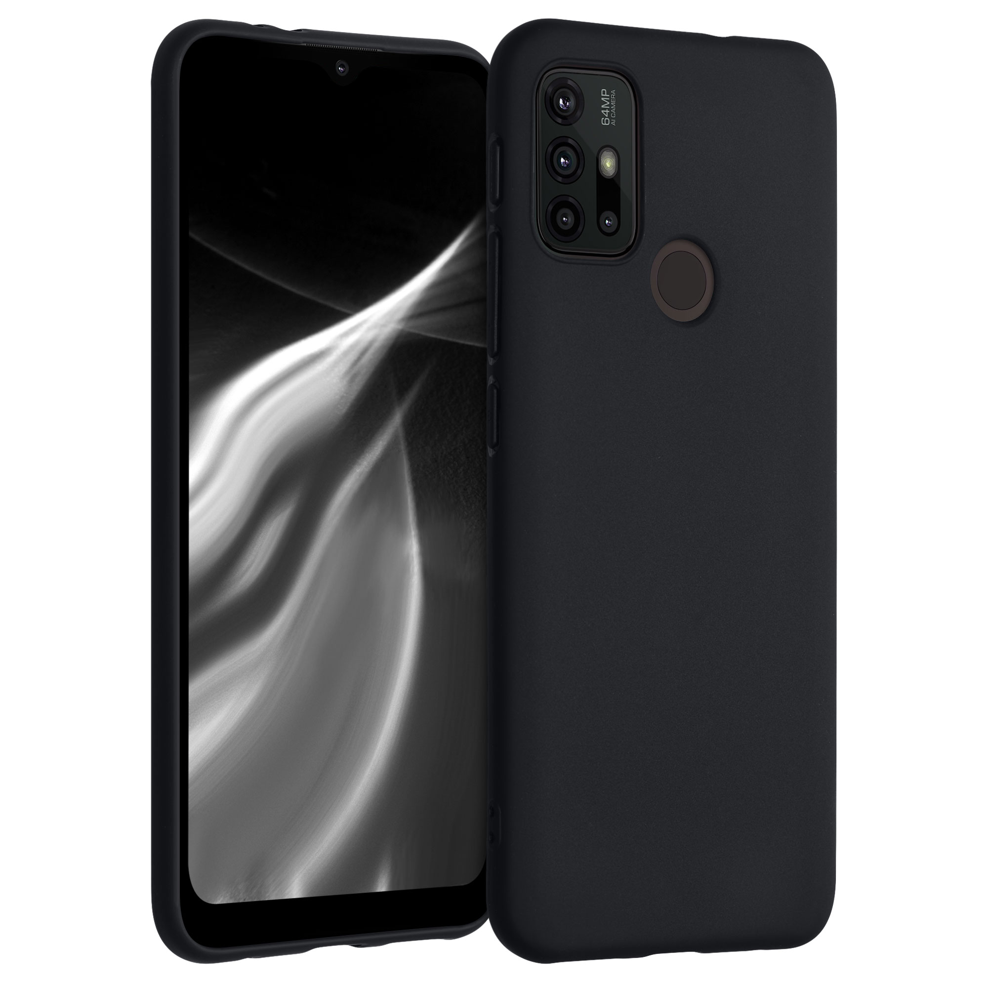 Silikonový kryt kwmobile pro Motorola Moto G30 / Moto G20 / Moto G10 - Matná černá