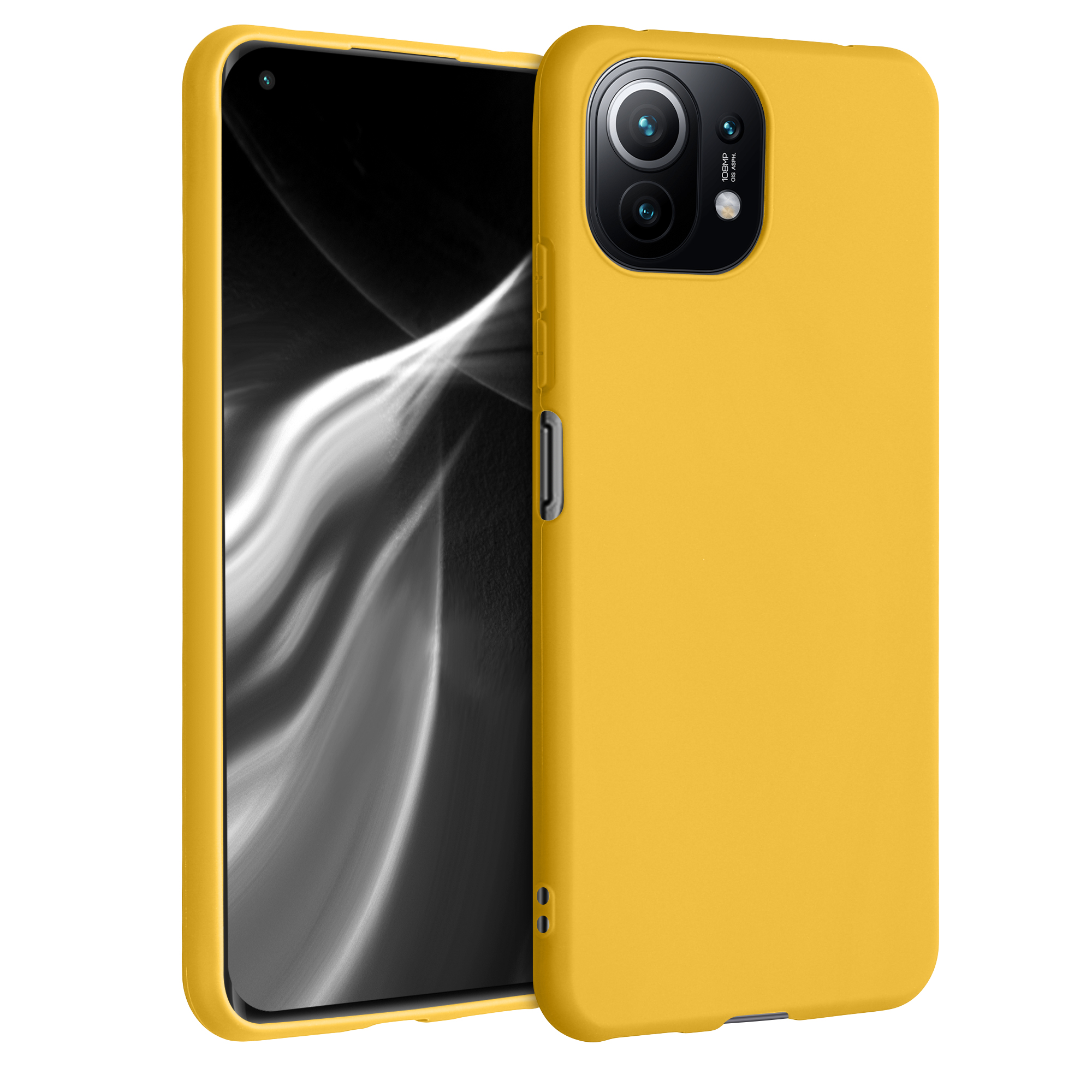 Kryt na mobil Xiaomi 11 Lite NE kwmobile TPU medová žlutý