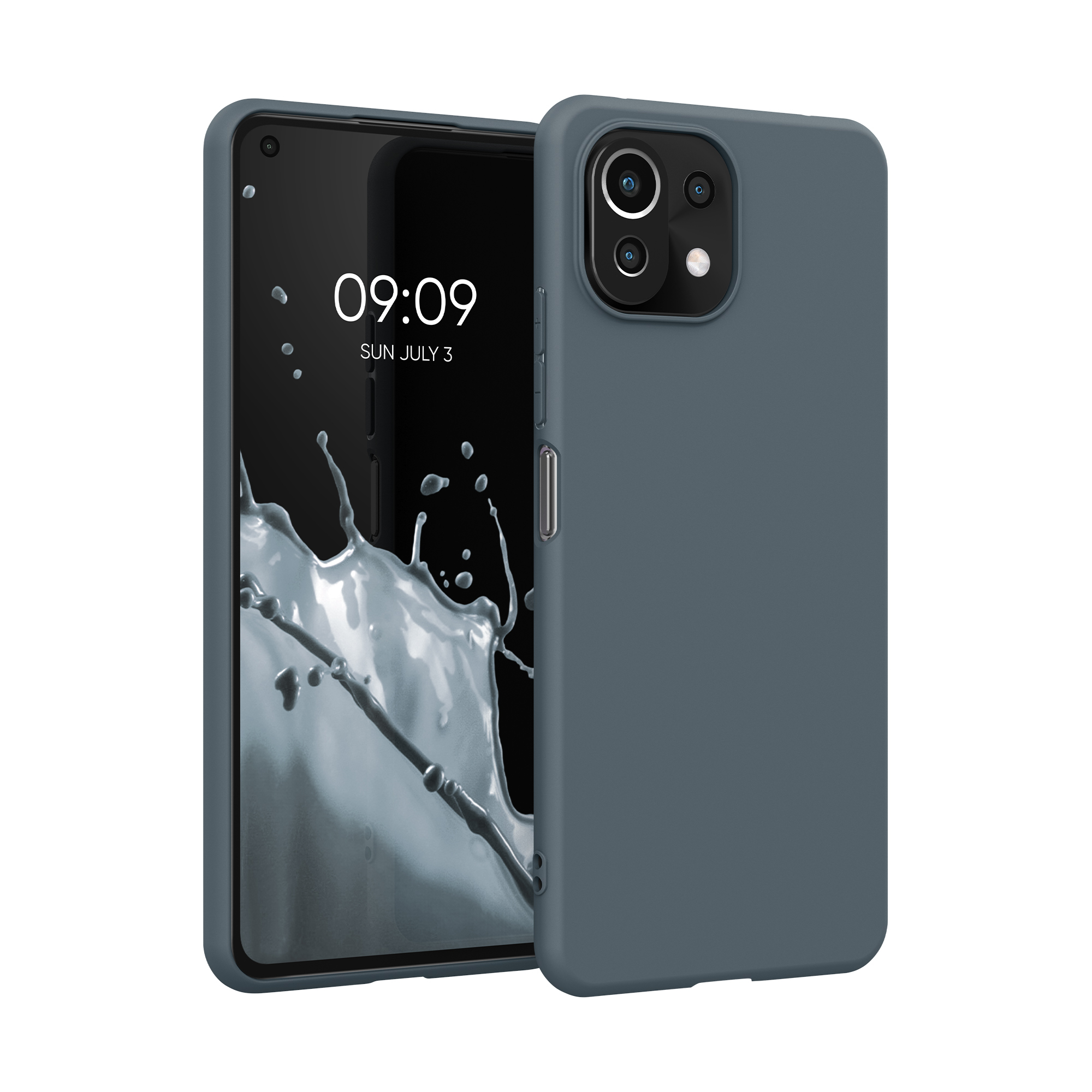 Kryt na mobil Xiaomi 11 Lite NE kwmobile TPU tmavě šedý