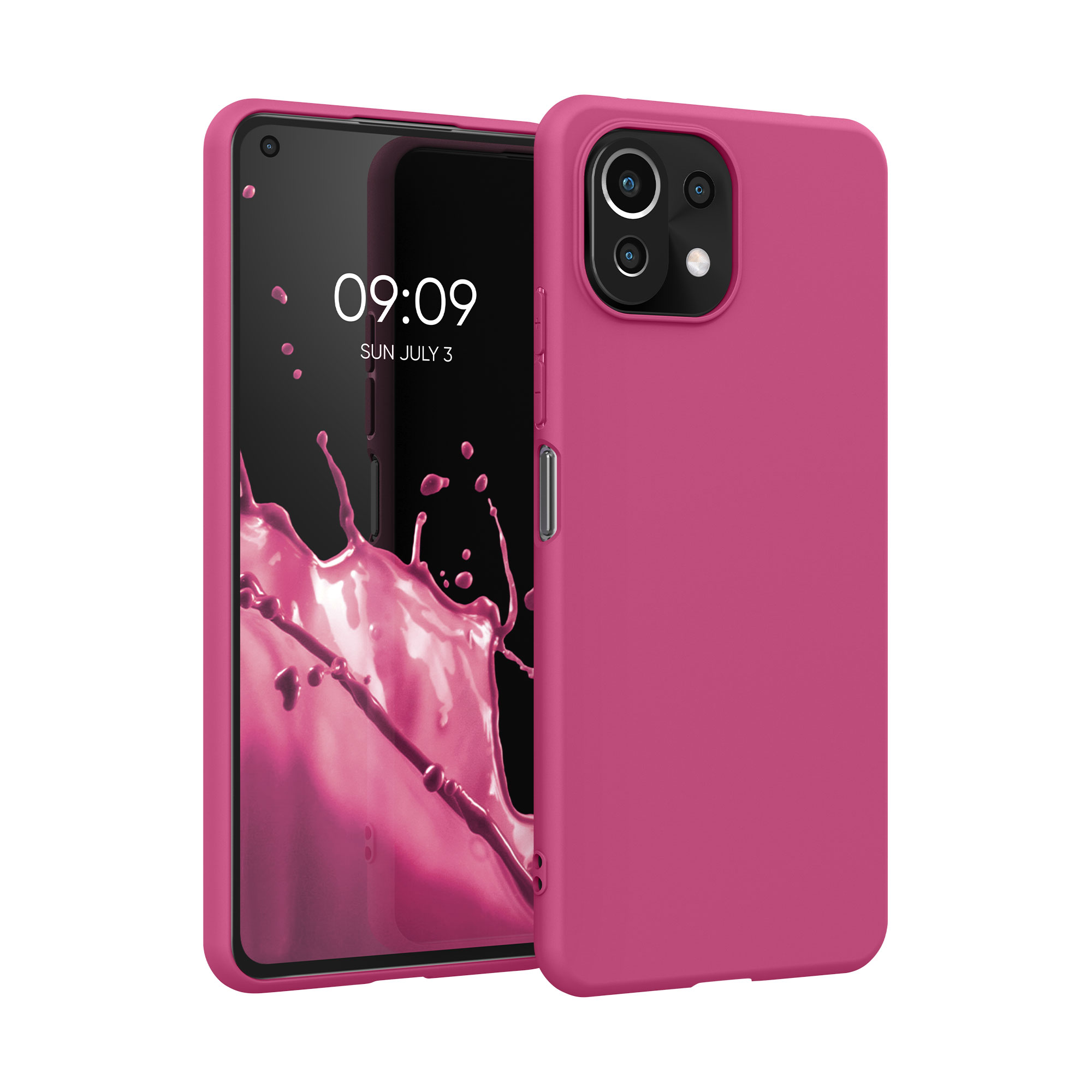 Kryt na mobil Xiaomi 11 Lite NE kwmobile TPU malinově růžový