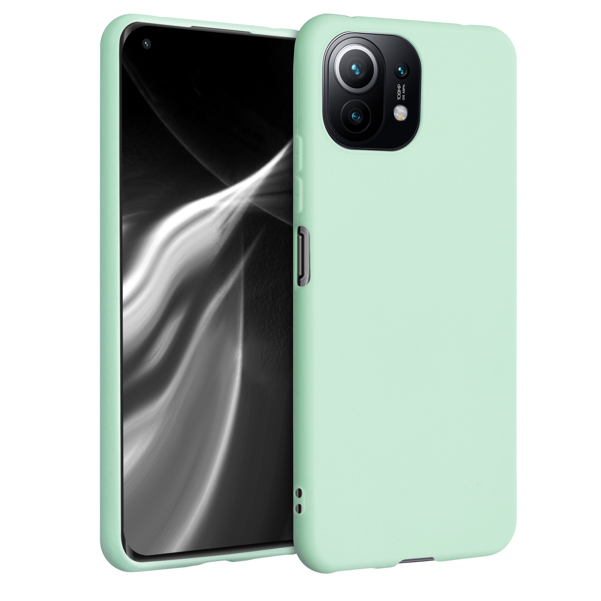 Kryt na mobil Xiaomi 11 Lite NE kwmobile TPU matně mátový