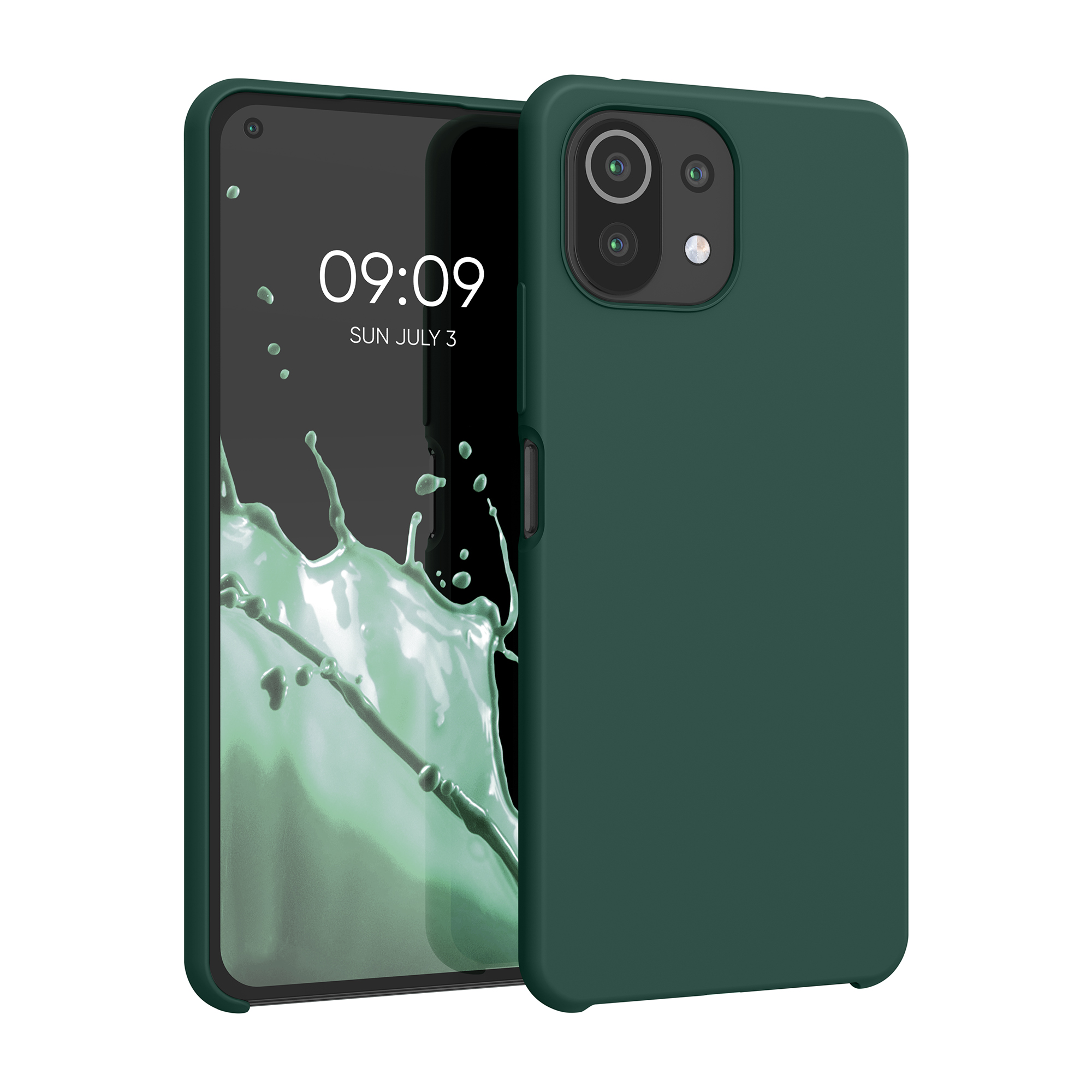 Kryt na mobil Xiaomi 11 Lite NE kwmobile TPU mechová zelený