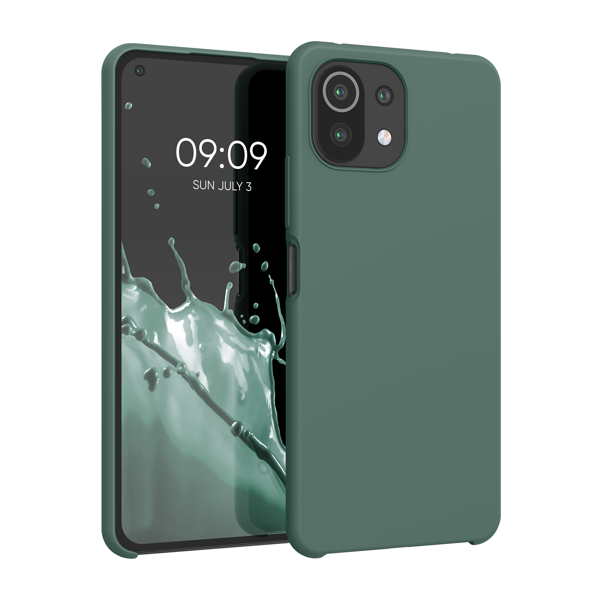 Kryt na mobil Xiaomi 11 Lite NE kwmobile TPU modro-zelený